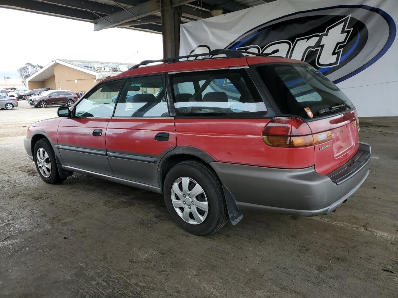 1999 Subaru Legacy Outback Red vin: 4S3BG6853X6610263