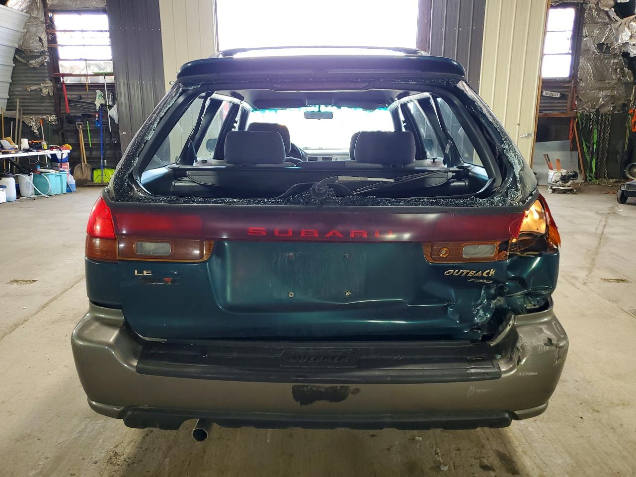 1998 Subaru Legacy 30th Anniversary Outback Зеленый vin: 4S3BG6854W7637559