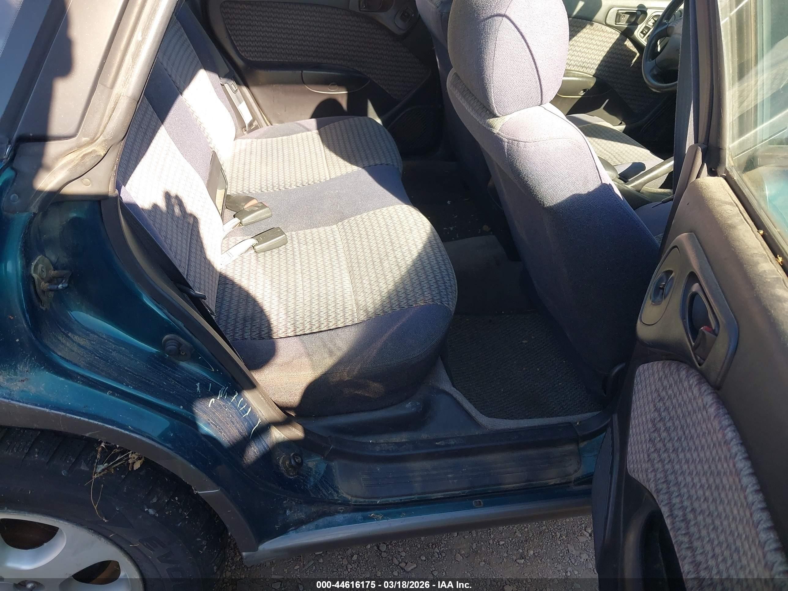 1998 Subaru Legacy Outback/outback Limited/outback Sport Green vin: 4S3BG6855W6637981