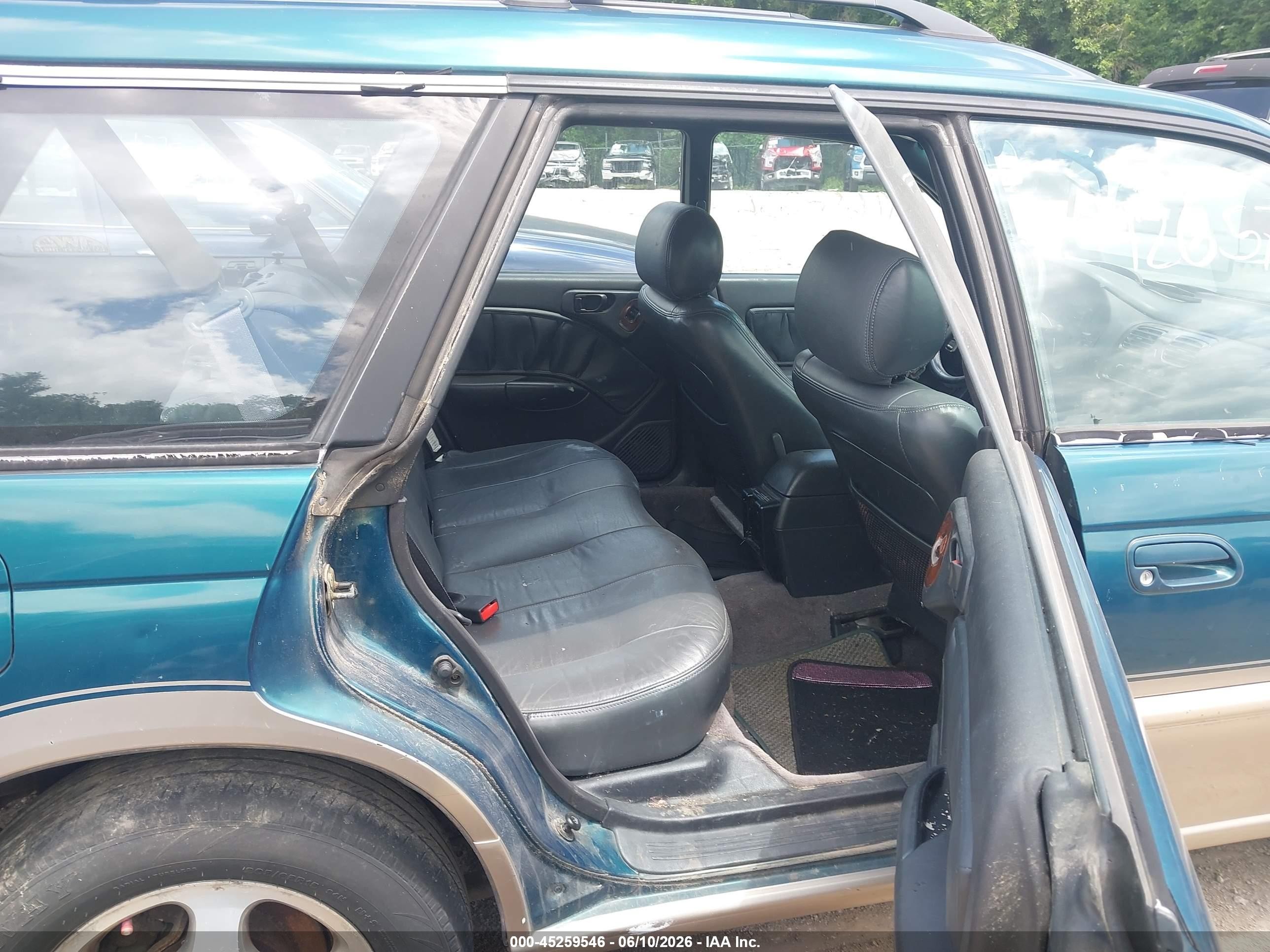 1999 Subaru Legacy 30th Ann. Outback Ltd./outback Зеленый vin: 4S3BG6855X7606399