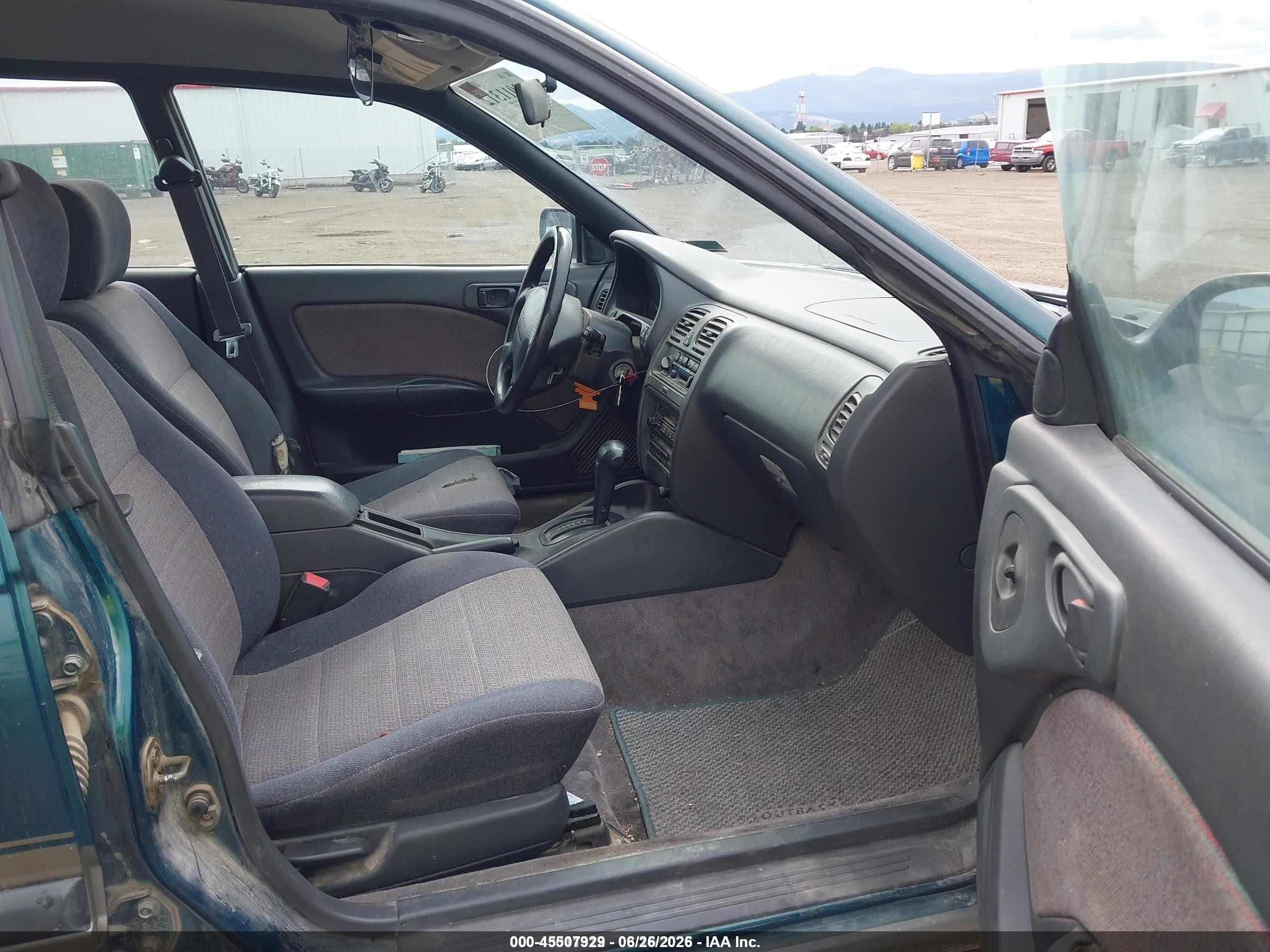 1996 Subaru Legacy Outback Green vin: 4S3BG6856T7971250