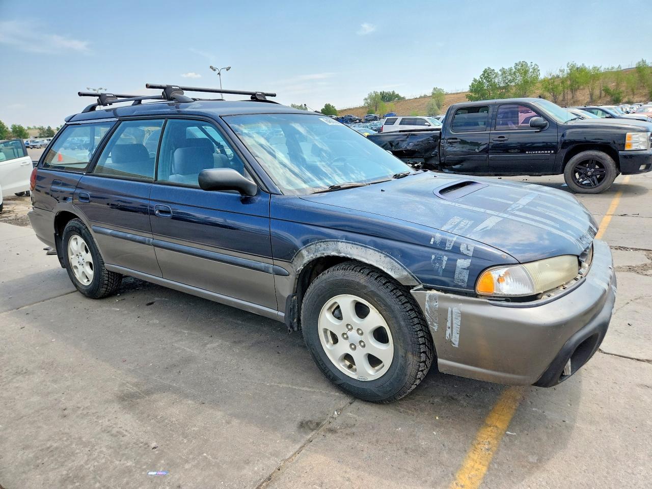 1998 Subaru Legacy 30th Anniversary Outback Blue vin: 4S3BG6856W6624401