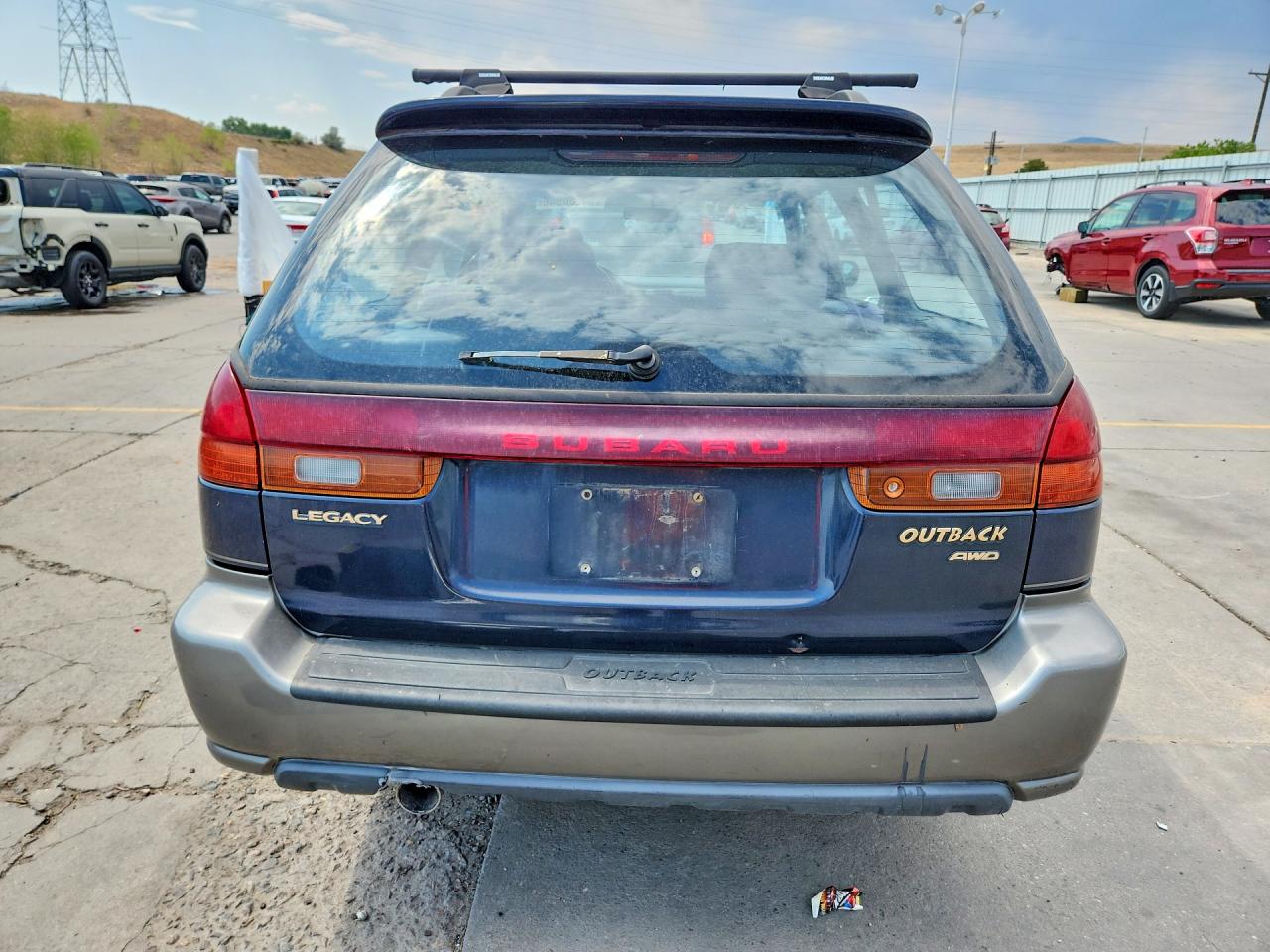 1998 Subaru Legacy 30th Anniversary Outback Blue vin: 4S3BG6856W6624401