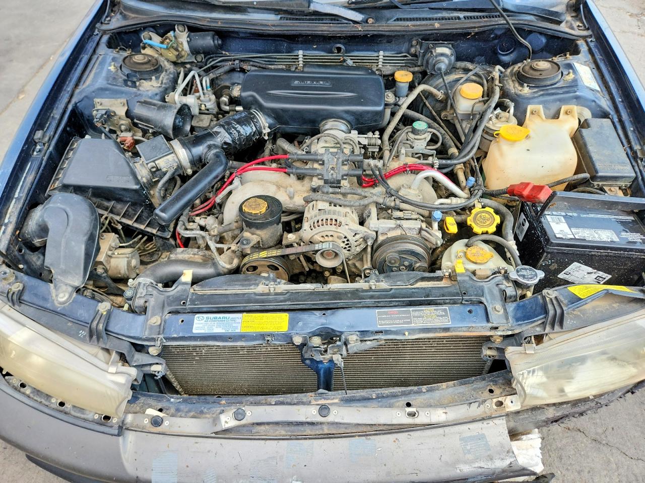 1998 Subaru Legacy 30th Anniversary Outback Blue vin: 4S3BG6856W6624401