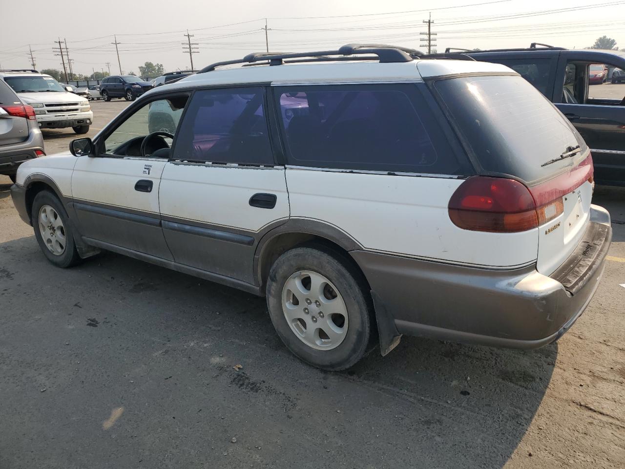 1998 Subaru Legacy 30th Anniversary Outback White vin: 4S3BG6856W7656002