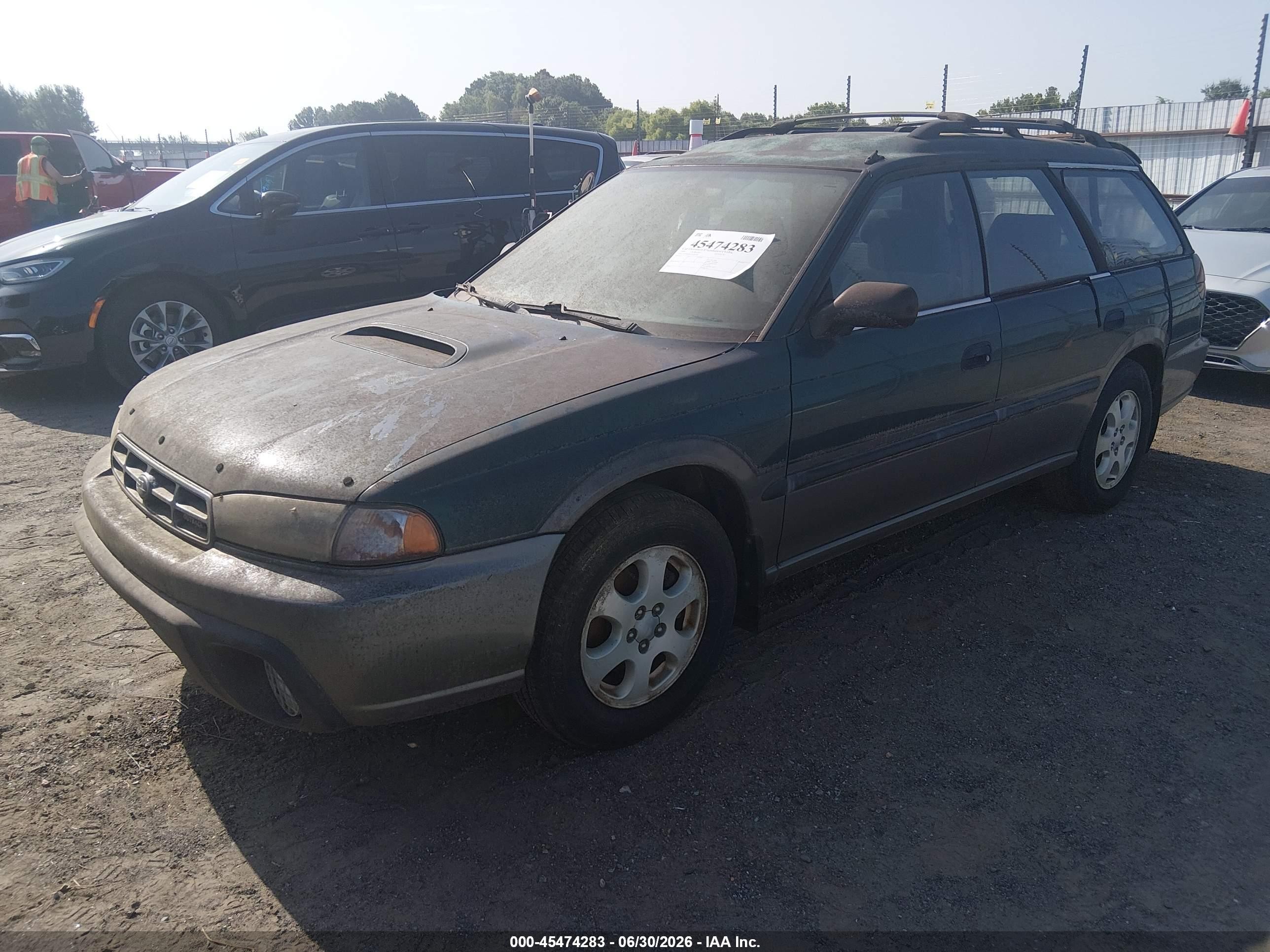 1999 Subaru Legacy 30th Ann. Outback Ltd./outback Green vin: 4S3BG6856X6601265