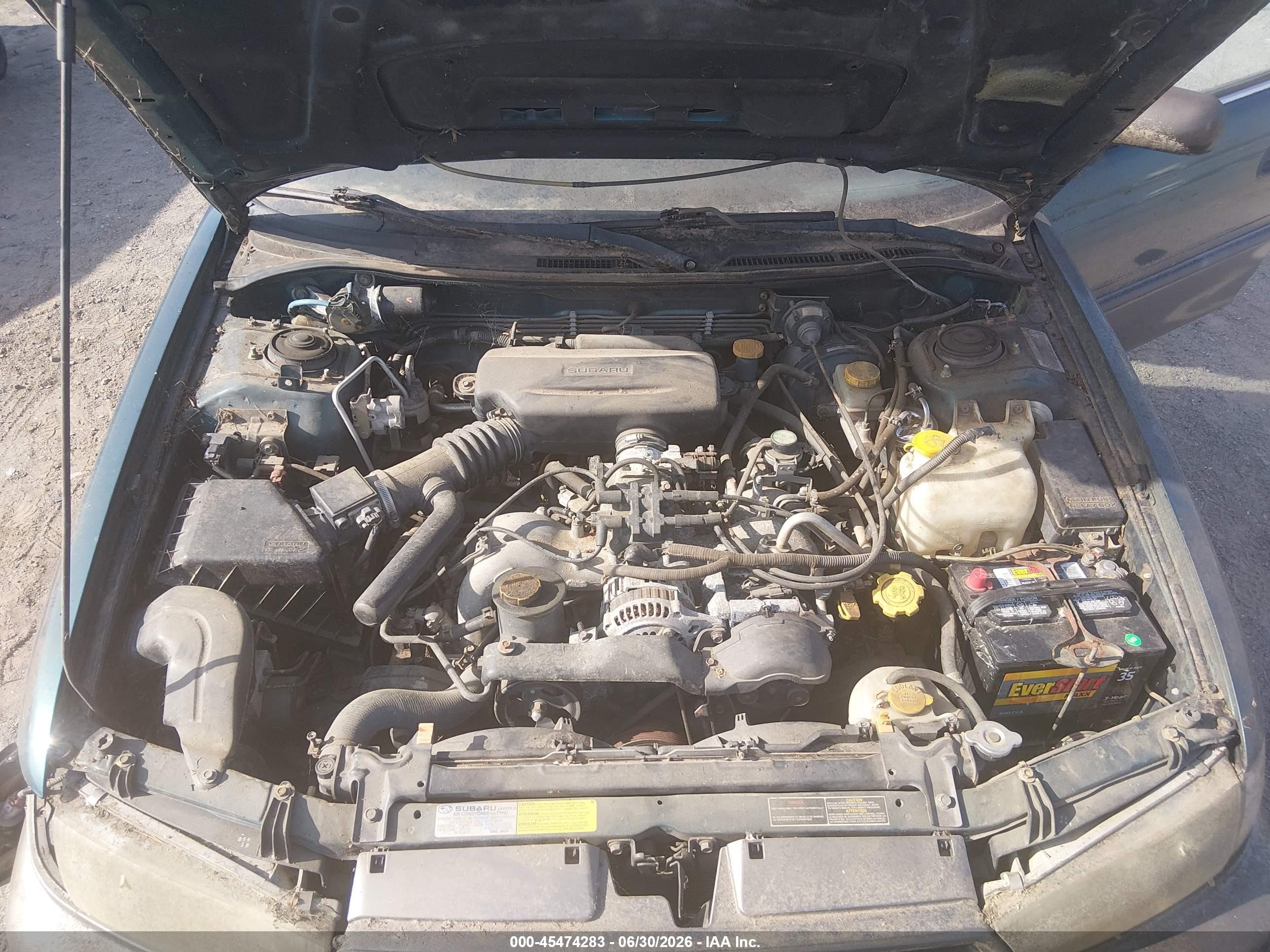 1999 Subaru Legacy 30th Ann. Outback Ltd./outback Green vin: 4S3BG6856X6601265