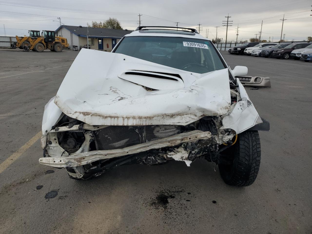 1999 Subaru Legacy Outback White vin: 4S3BG6856X7611658