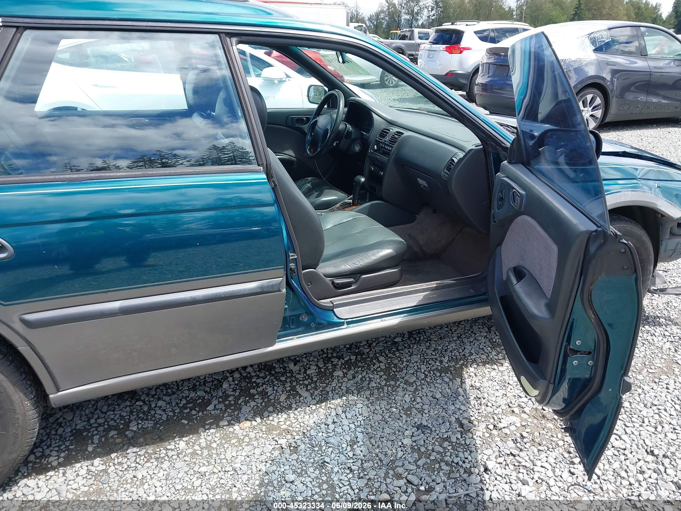 1997 Subaru Legacy Outback/outback Limited Green vin: 4S3BG6857V7654788