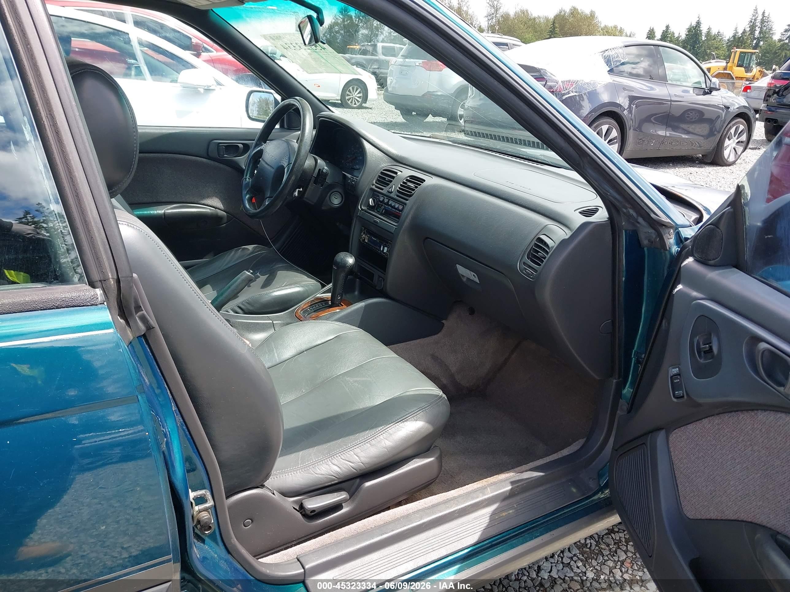 1997 Subaru Legacy Outback/outback Limited Green vin: 4S3BG6857V7654788