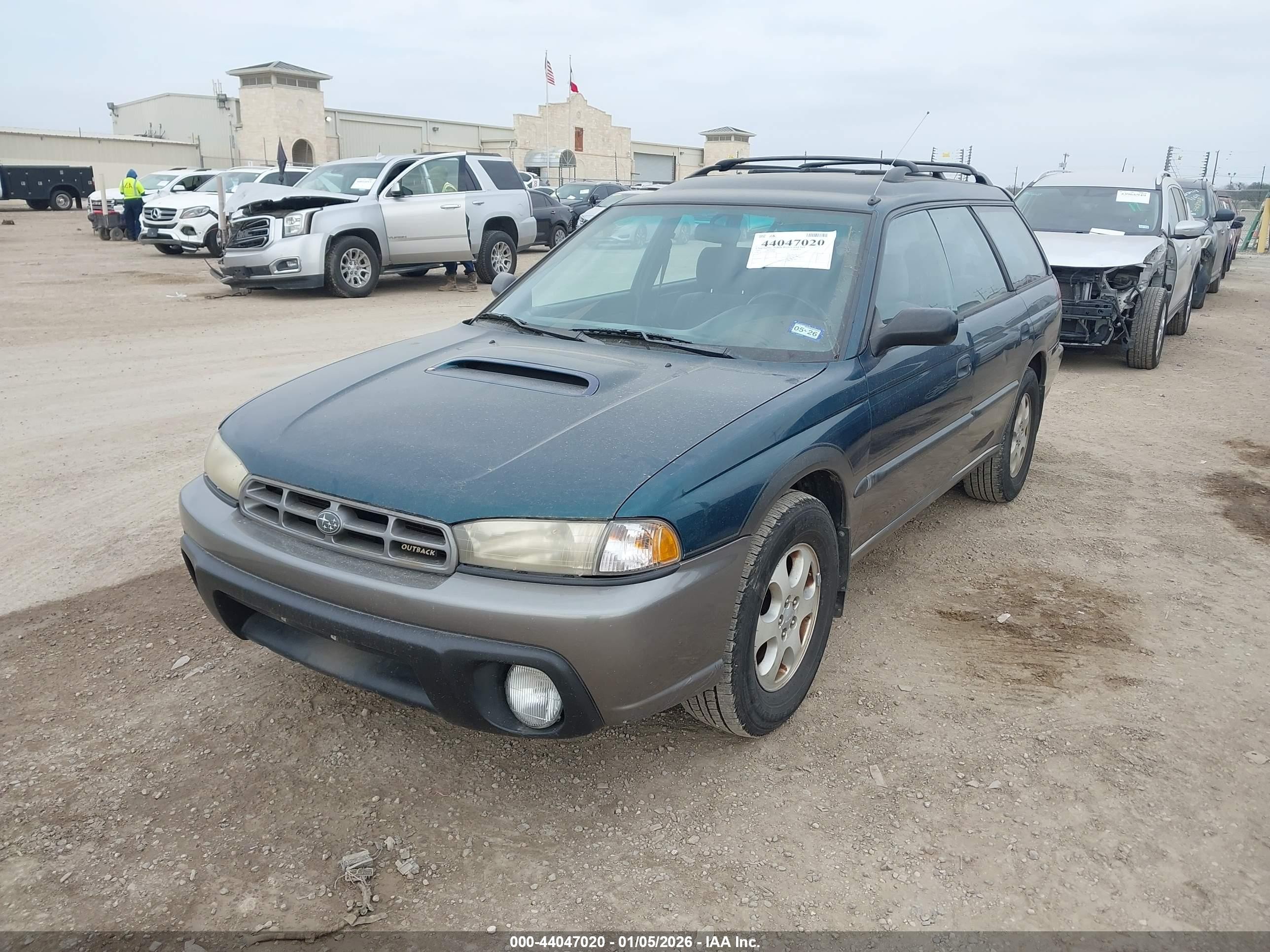 1999 Subaru Legacy 30th Ann. Outback Ltd./outback Green vin: 4S3BG6858X7623827