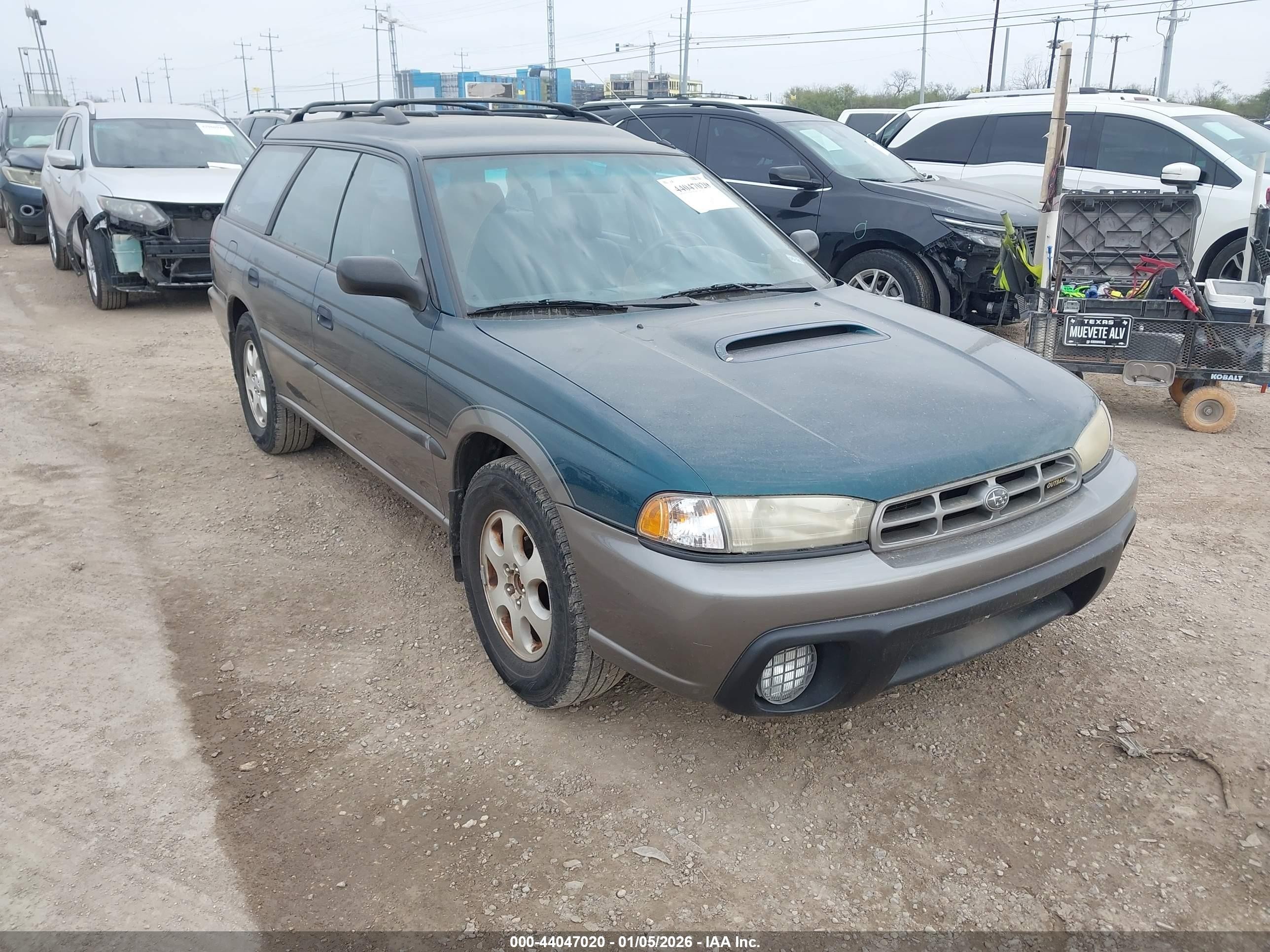 1999 Subaru Legacy 30th Ann. Outback Ltd./outback Green vin: 4S3BG6858X7623827