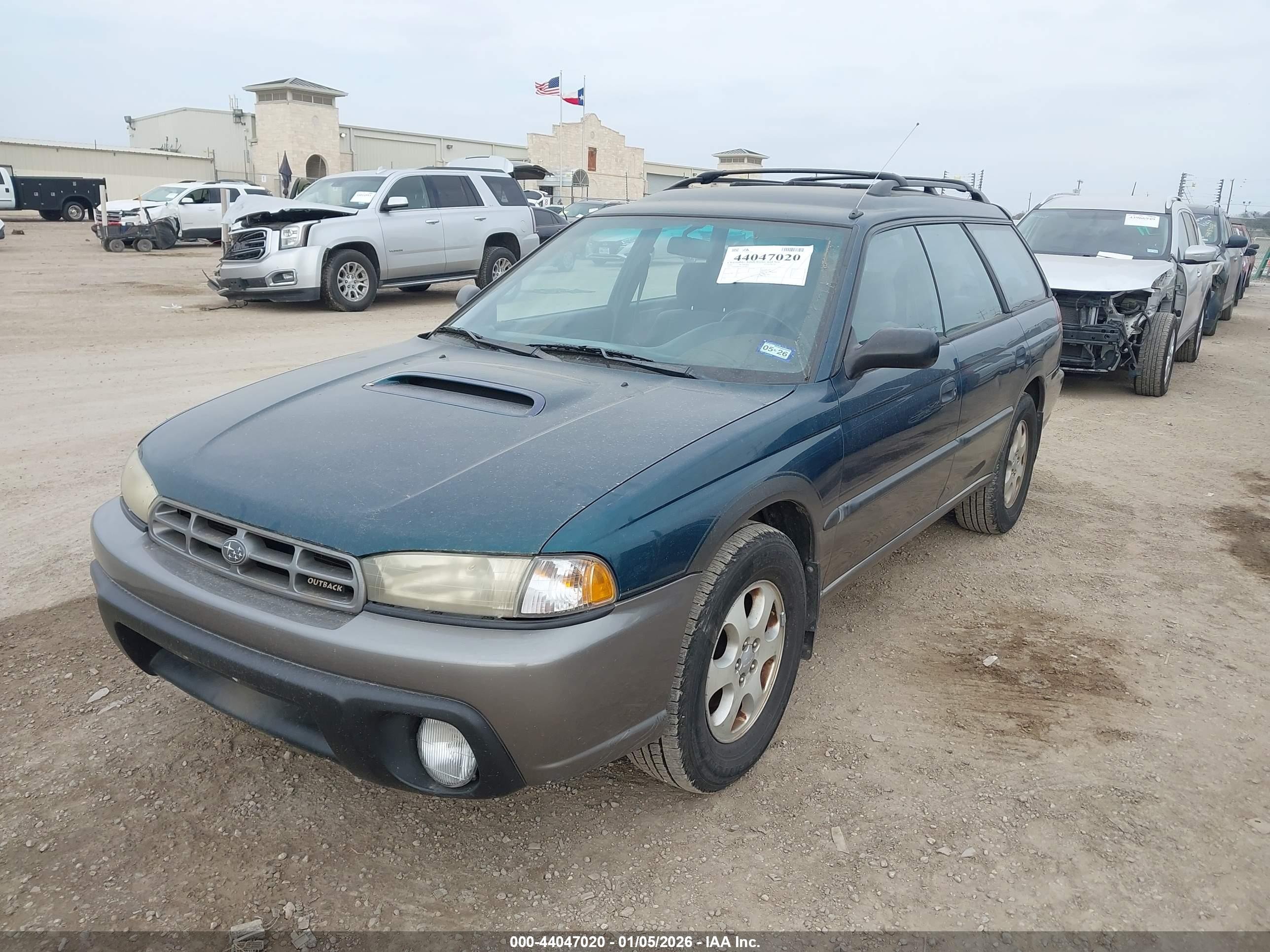 1999 Subaru Legacy 30th Ann. Outback Ltd./outback Green vin: 4S3BG6858X7623827