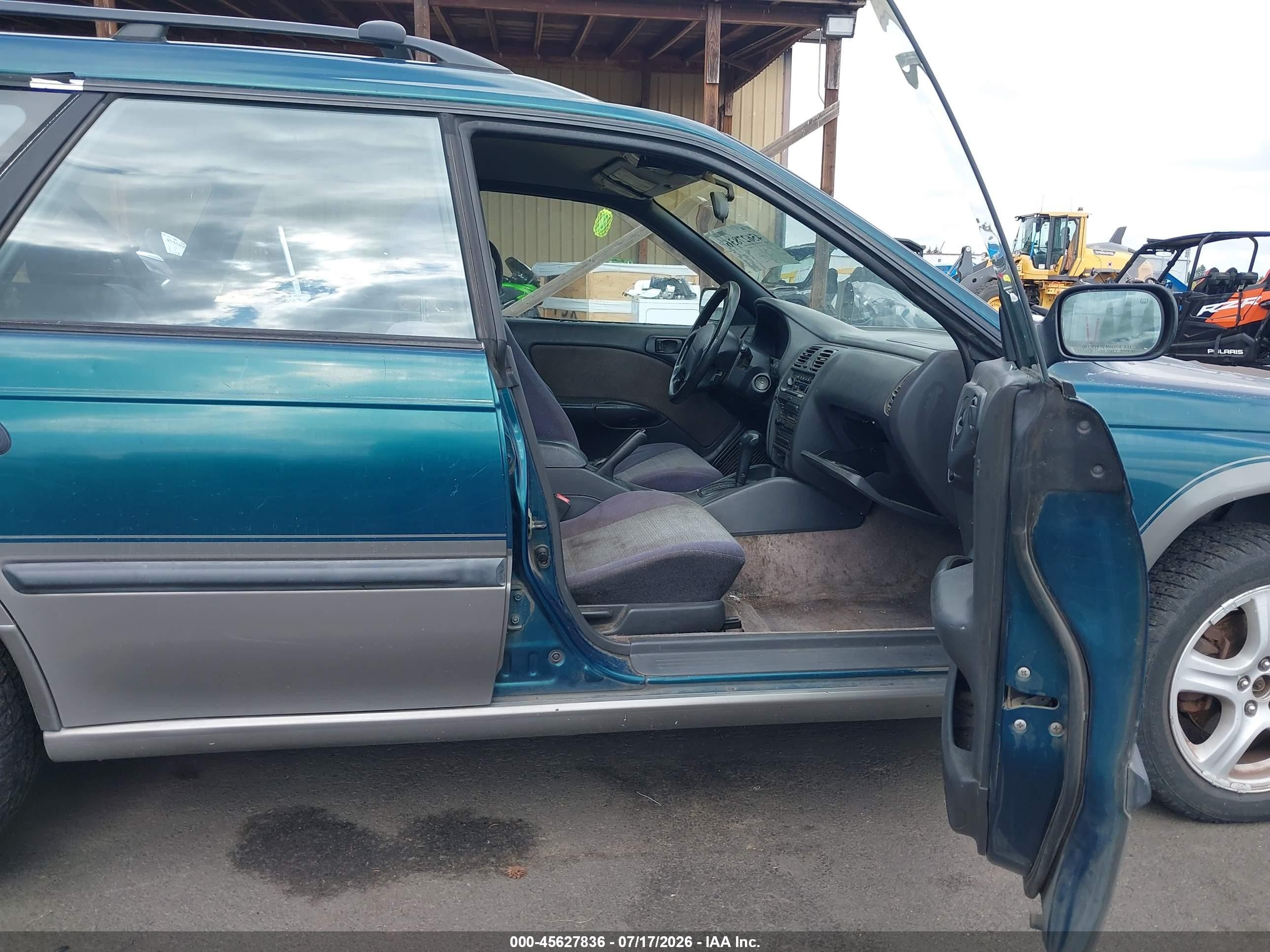 1997 Subaru Legacy Outback/outback Limited Green vin: 4S3BG6859V7600151