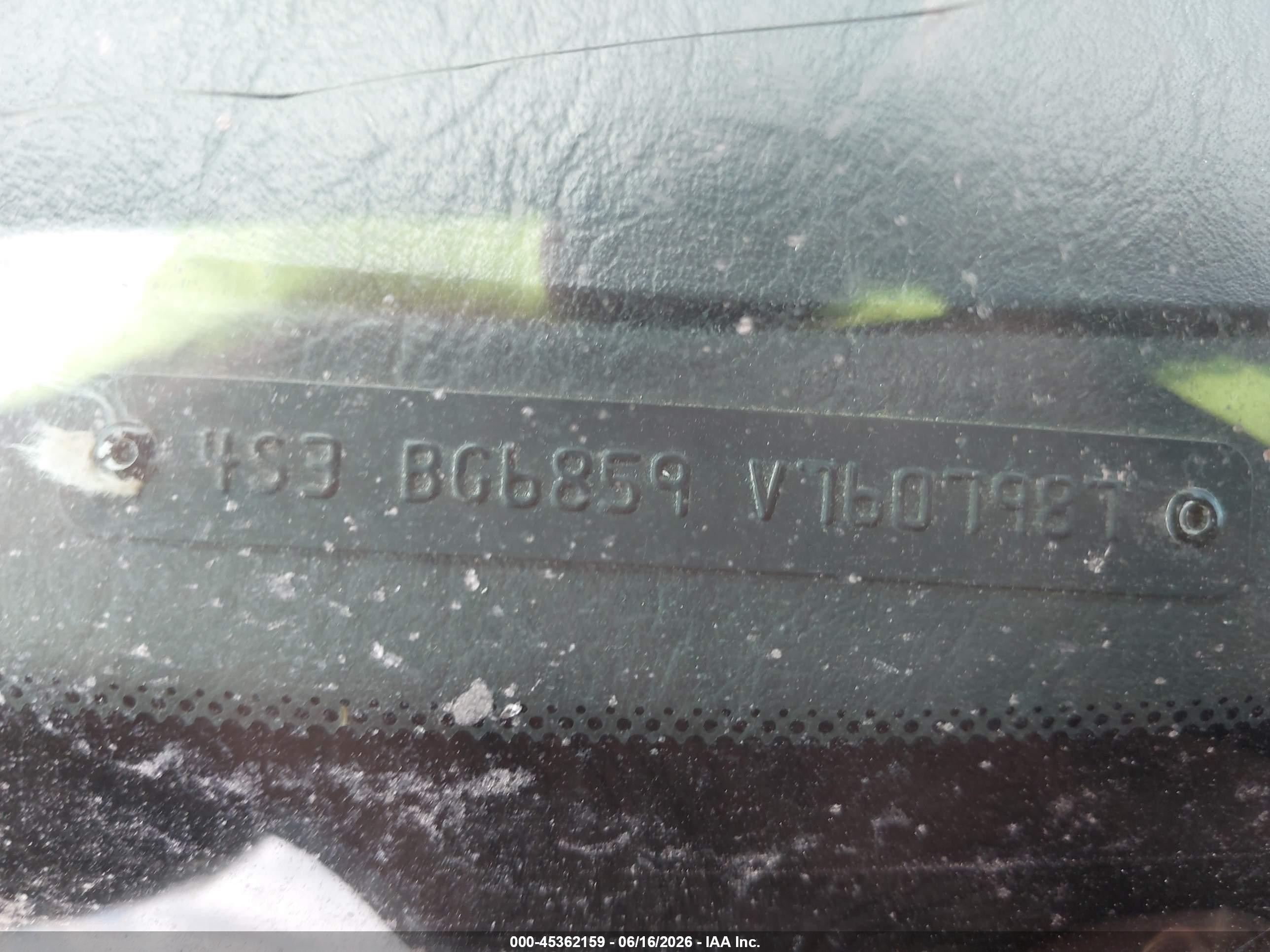 1997 Subaru Legacy Outback/outback Limited Blue vin: 4S3BG6859V7607987