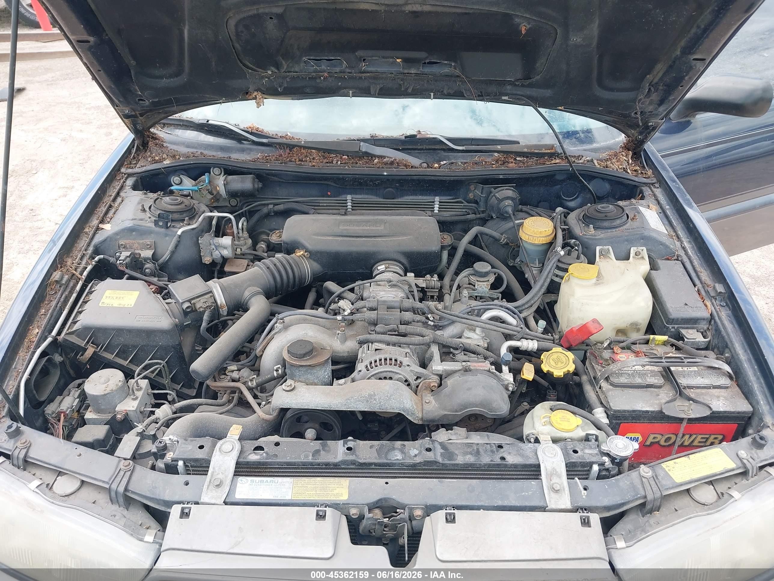 1997 Subaru Legacy Outback/outback Limited Blue vin: 4S3BG6859V7607987