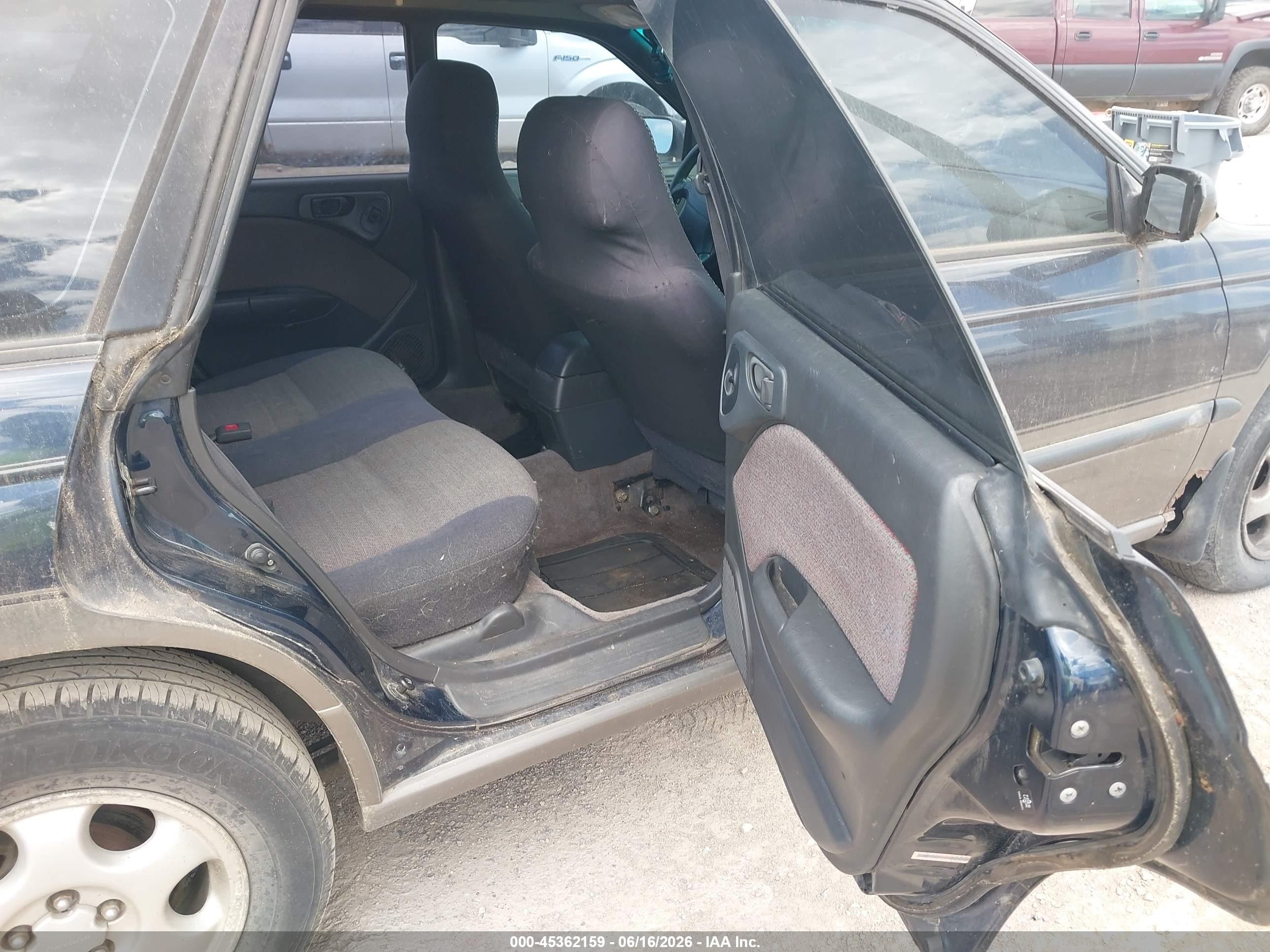 1997 Subaru Legacy Outback/outback Limited Blue vin: 4S3BG6859V7607987