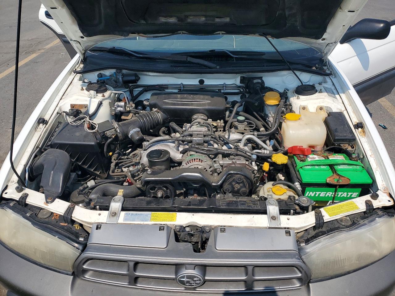 1997 Subaru Legacy Outback White vin: 4S3BG6859V7649656