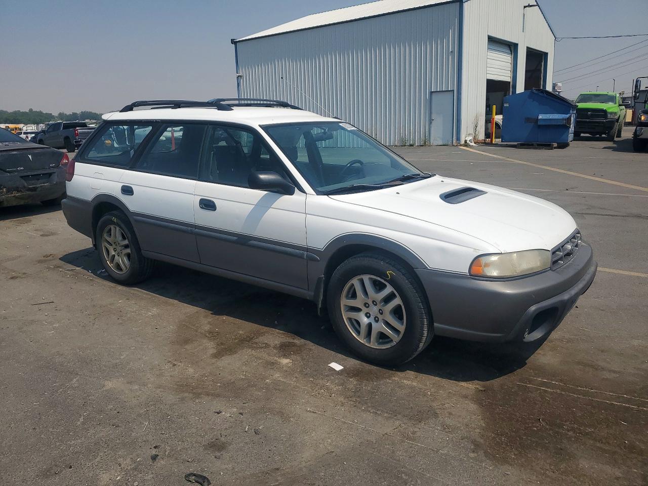 1997 Subaru Legacy Outback White vin: 4S3BG6859V7649656
