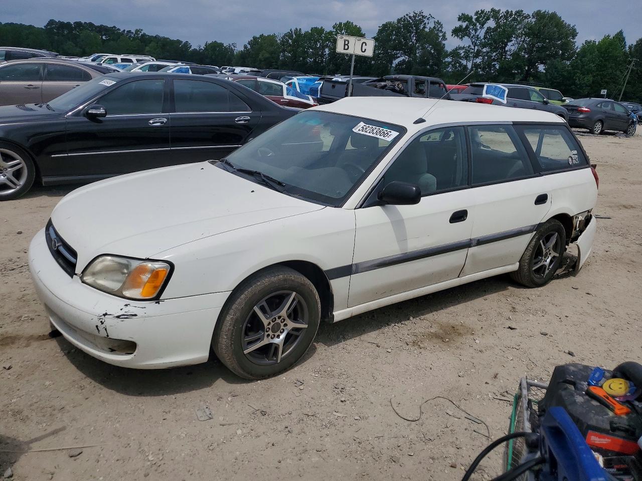 2000 Subaru Legacy Brighton White vin: 4S3BH6252Y7312840