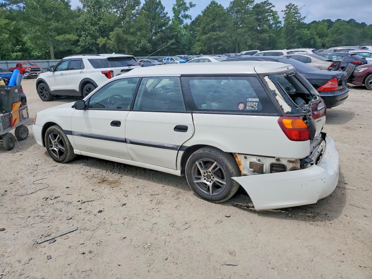 2000 Subaru Legacy Brighton White vin: 4S3BH6252Y7312840