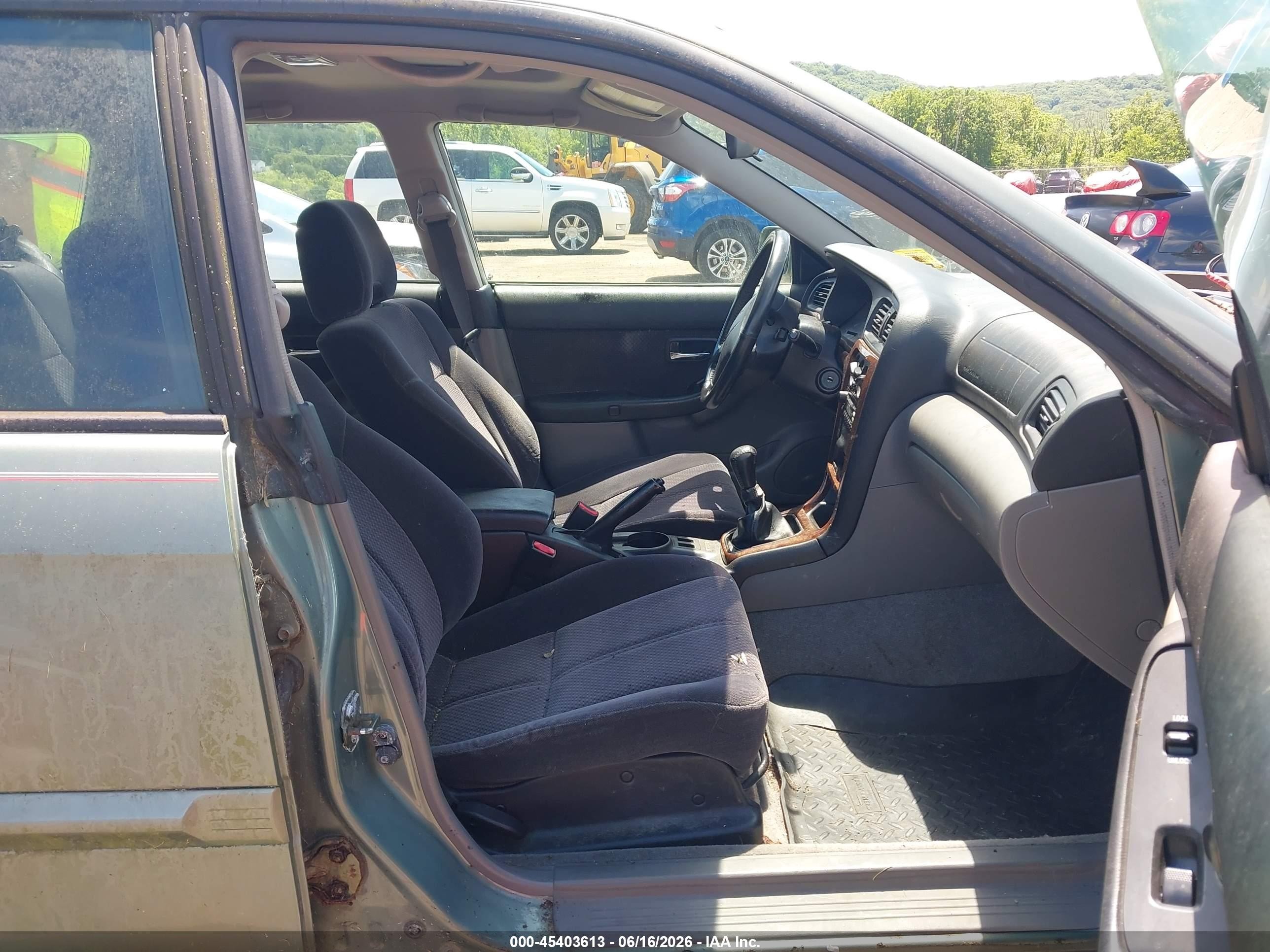 2003 Subaru Legacy L/l W/special Edition Package Green vin: 4S3BH635036306256