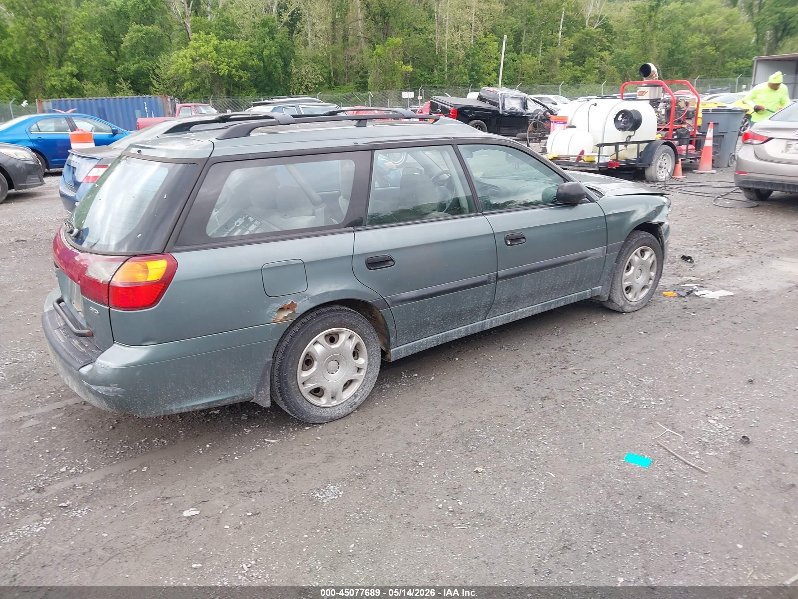 2001 Subaru Legacy L Green vin: 4S3BH635117305883