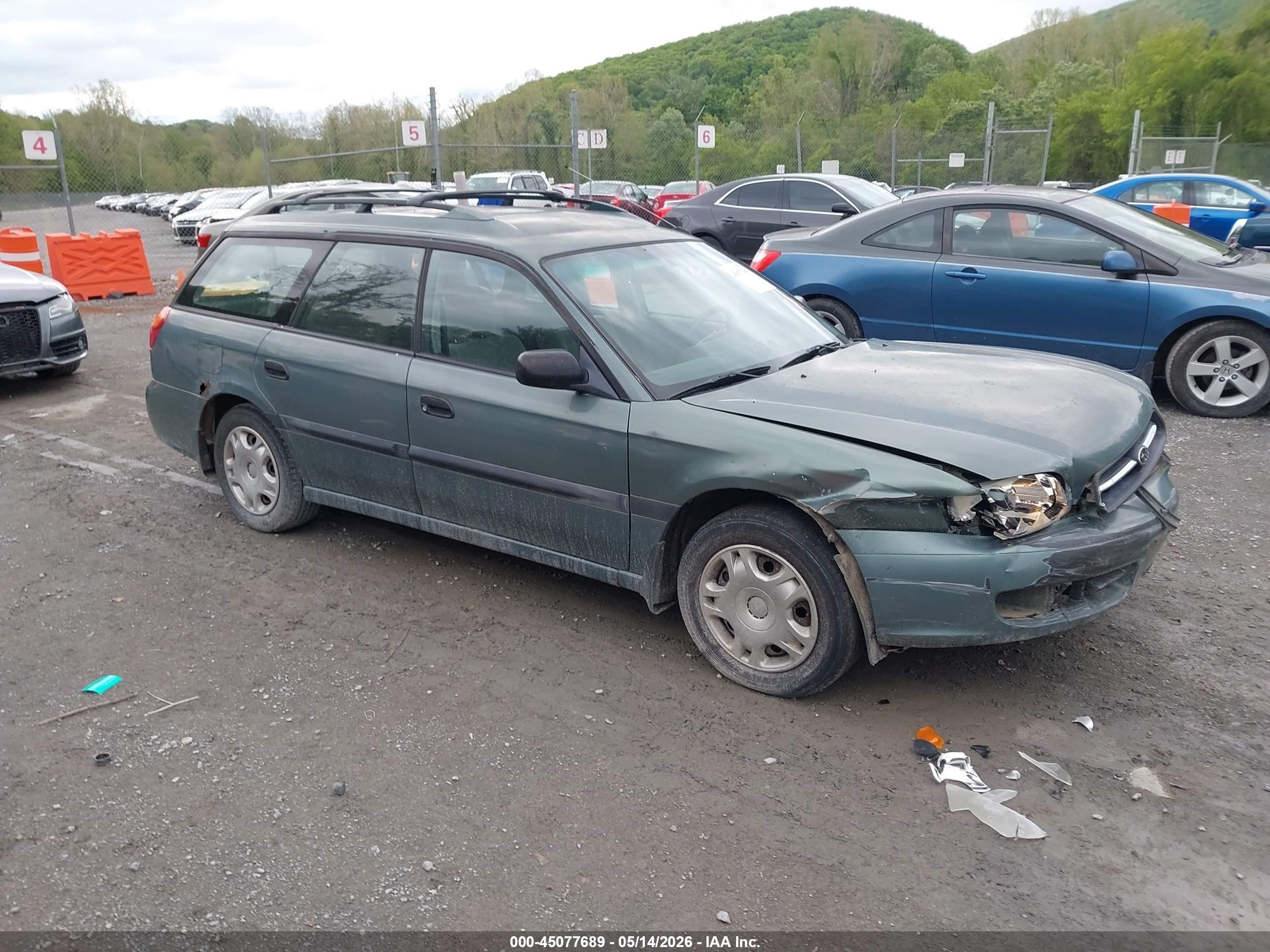 2001 Subaru Legacy L Green vin: 4S3BH635117305883