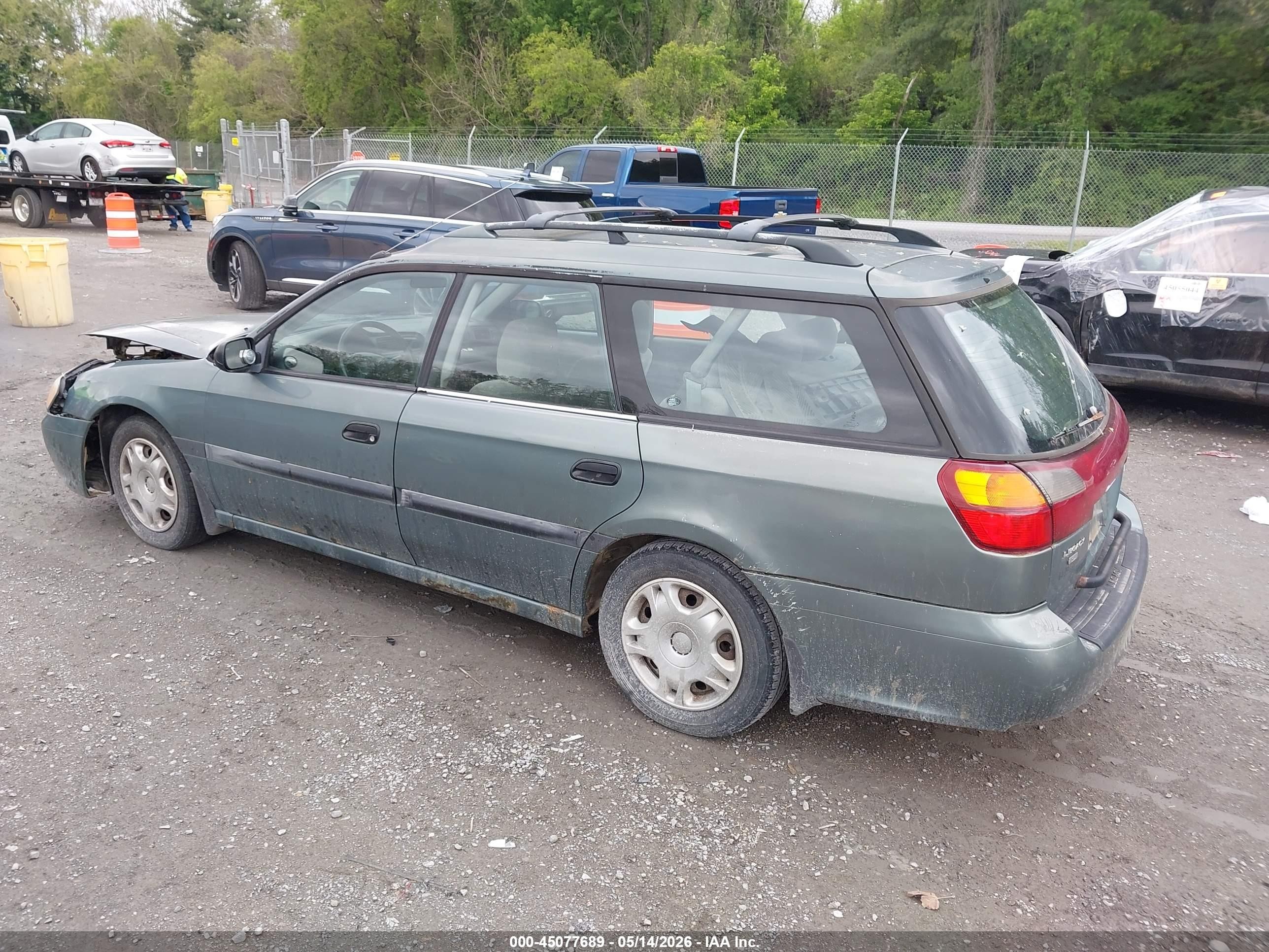 2001 Subaru Legacy L Green vin: 4S3BH635117305883