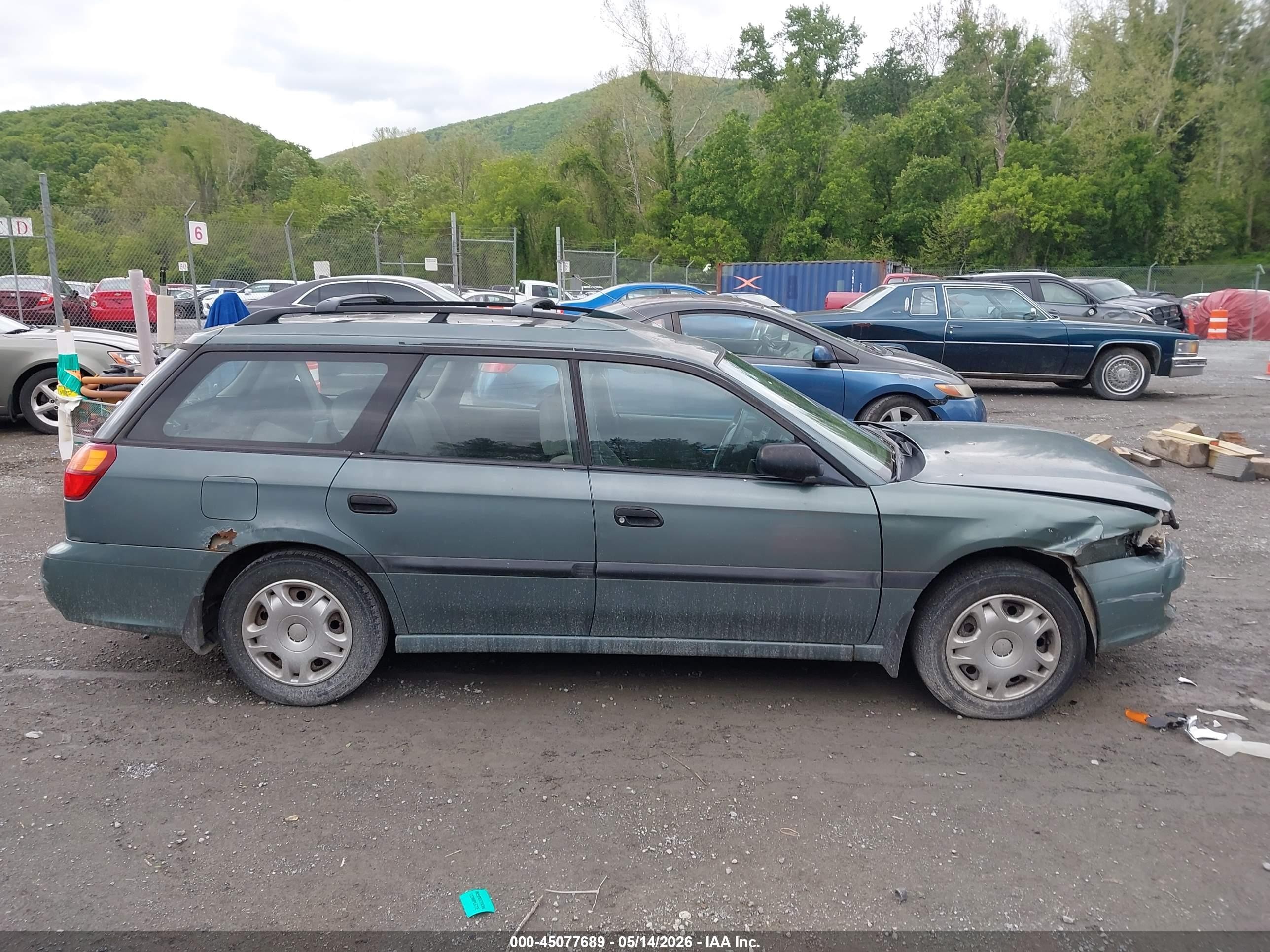2001 Subaru Legacy L Green vin: 4S3BH635117305883