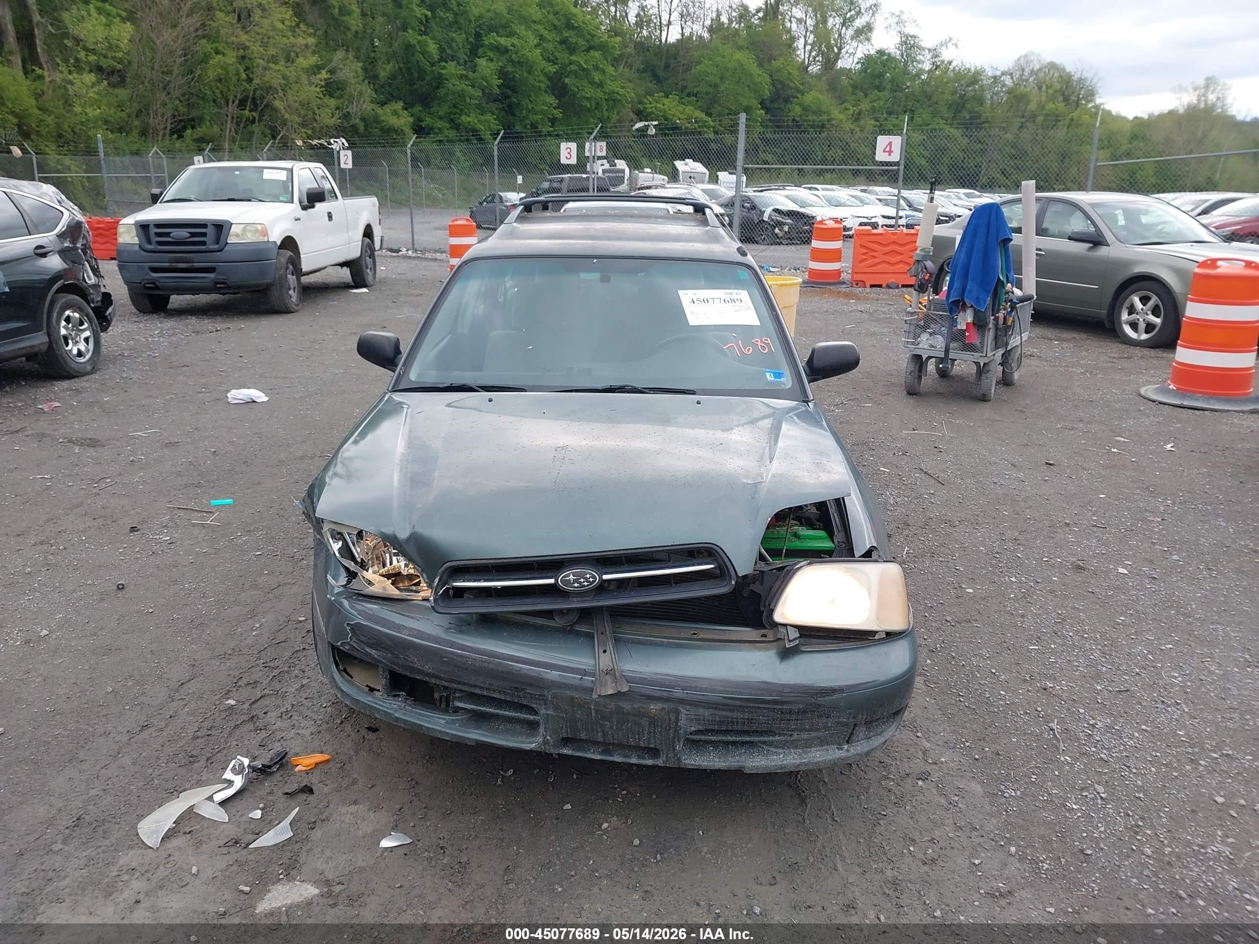 2001 Subaru Legacy L Green vin: 4S3BH635117305883