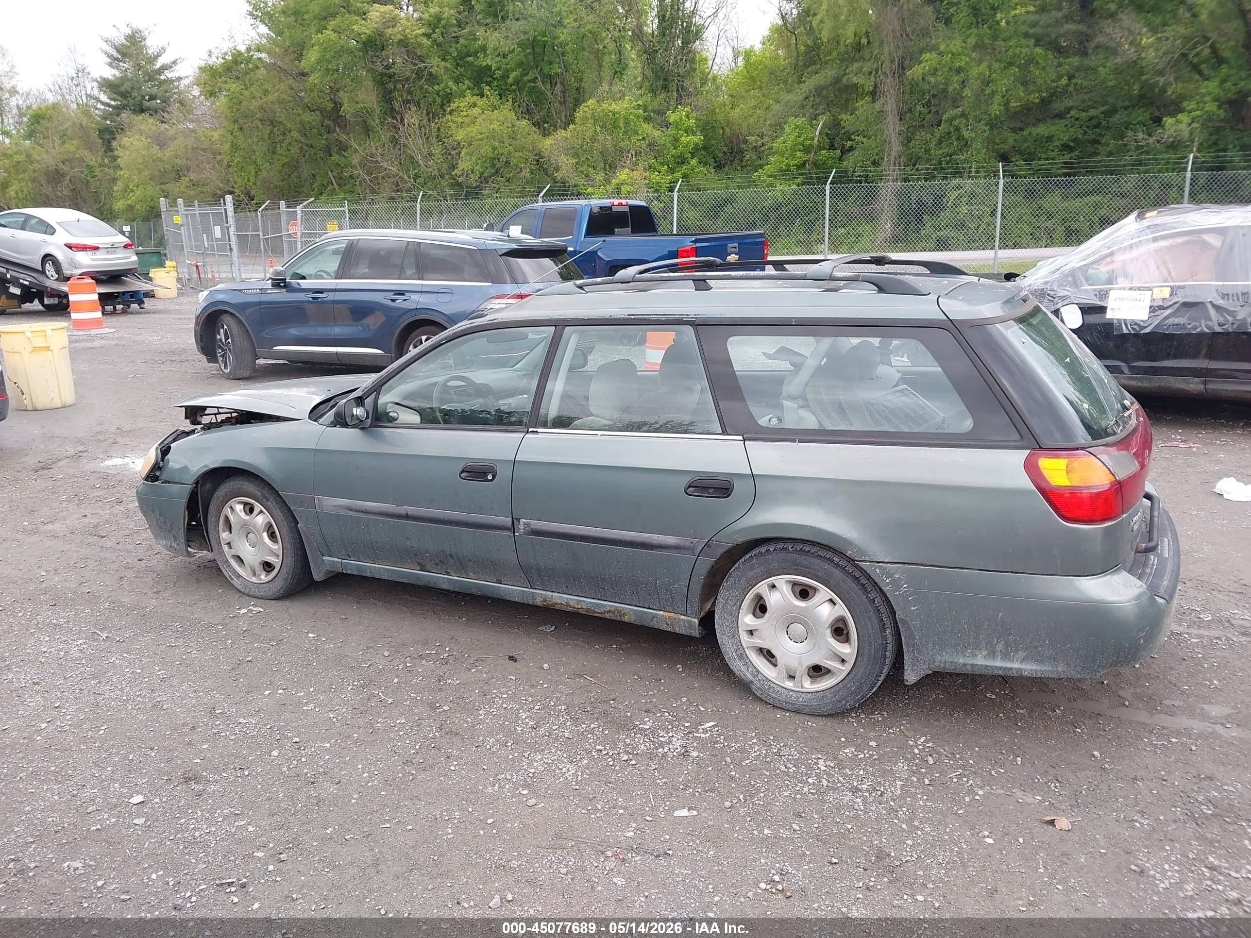 2001 Subaru Legacy L Green vin: 4S3BH635117305883
