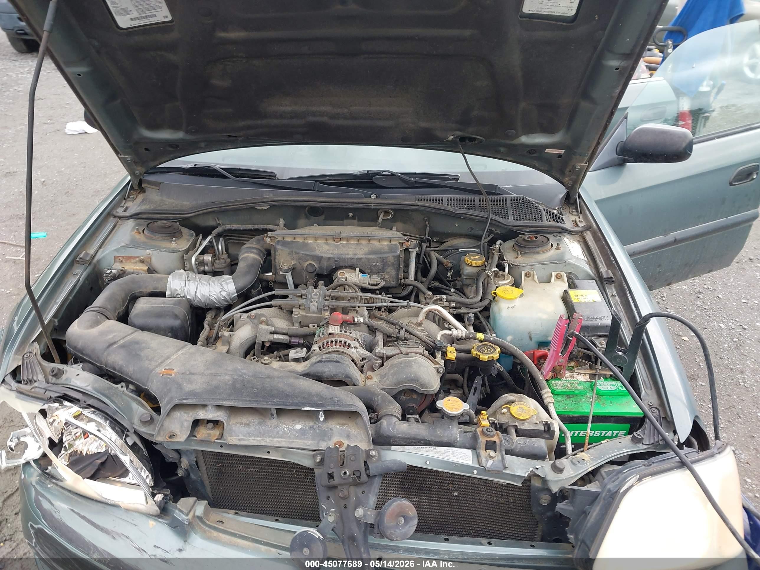 2001 Subaru Legacy L Green vin: 4S3BH635117305883