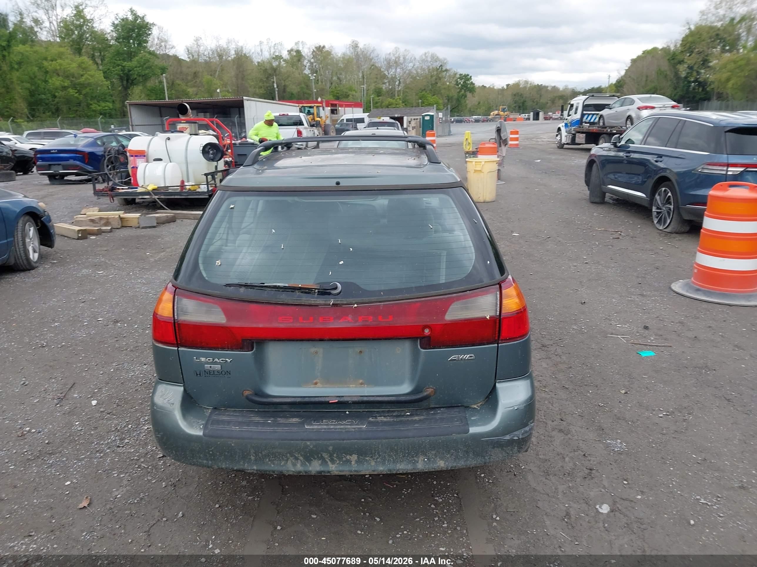 2001 Subaru Legacy L Green vin: 4S3BH635117305883