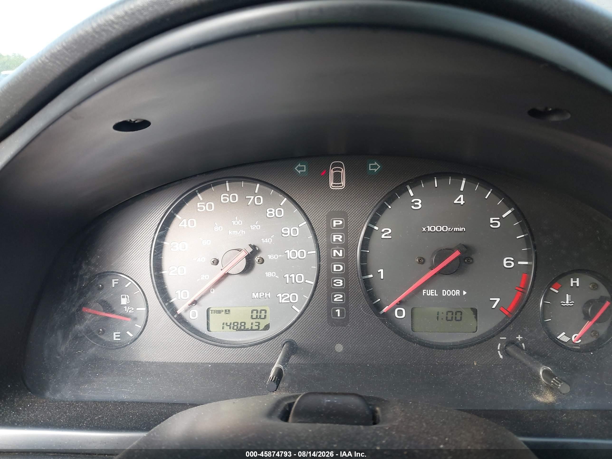 2001 Subaru Legacy L Green vin: 4S3BH635117308170