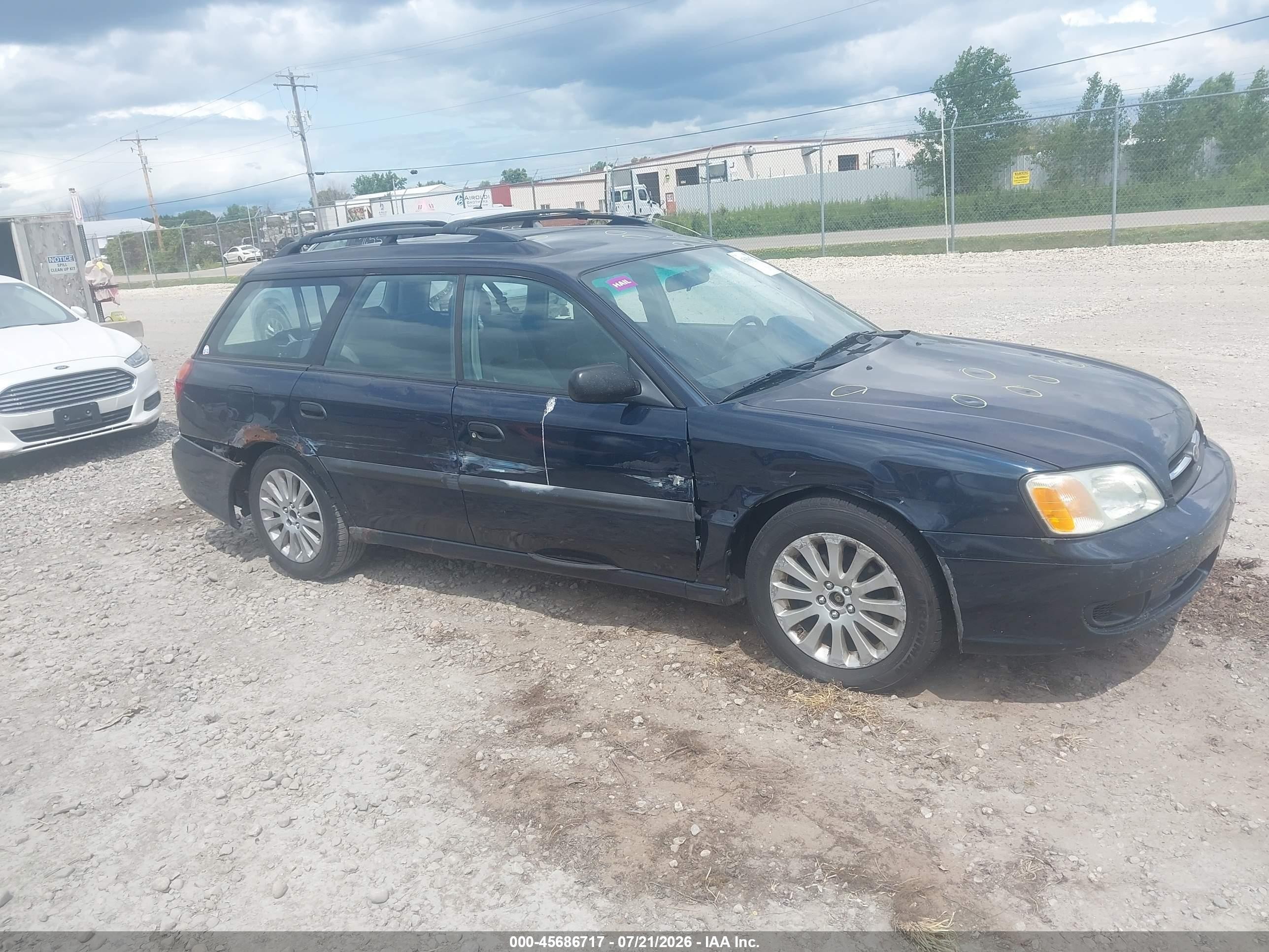 2002 Subaru Legacy L Black vin: 4S3BH635127302693