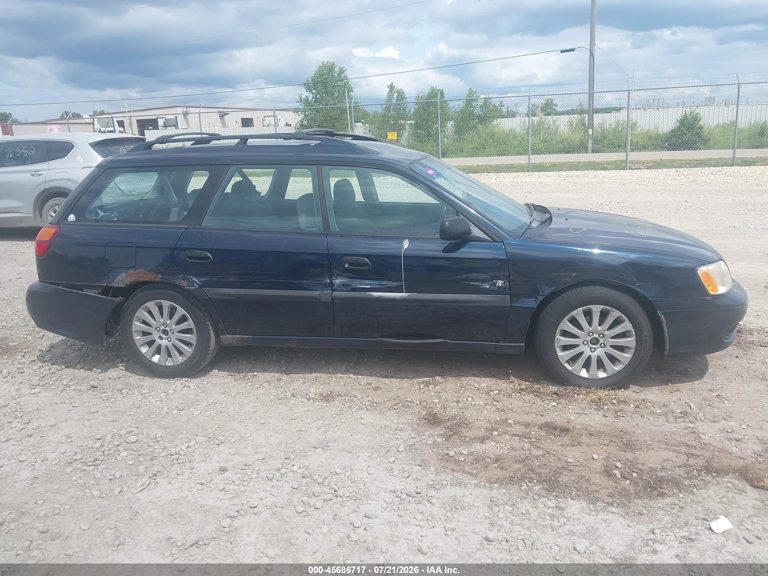 2002 Subaru Legacy L Black vin: 4S3BH635127302693