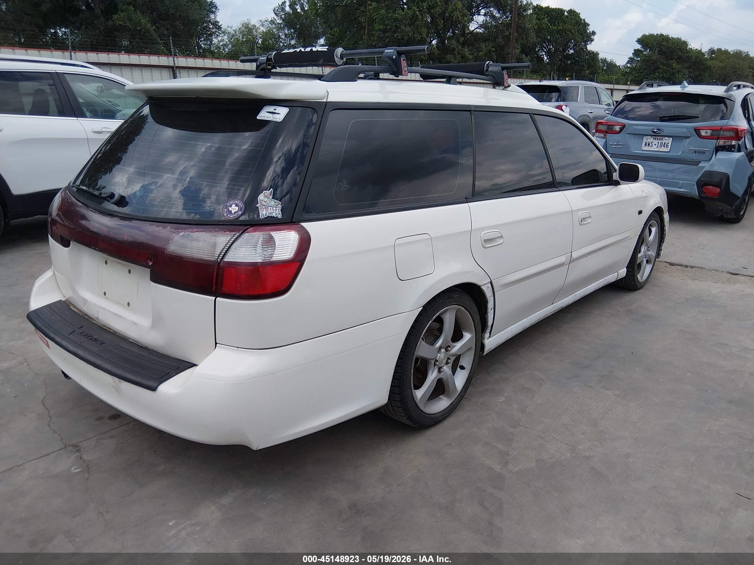 2003 Subaru Legacy L/l W/special Edition Package White vin: 4S3BH635236307831