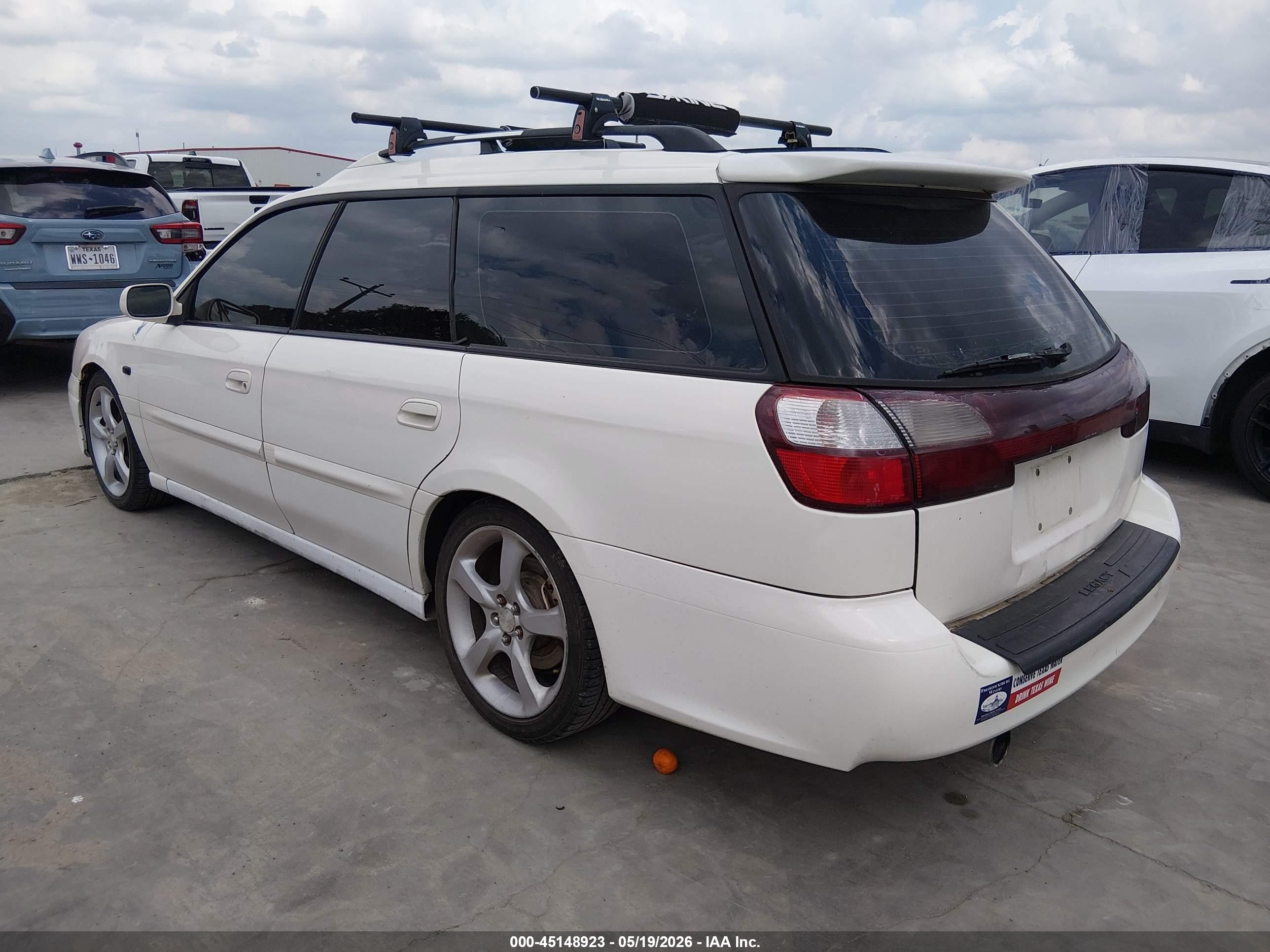 2003 Subaru Legacy L/l W/special Edition Package White vin: 4S3BH635236307831