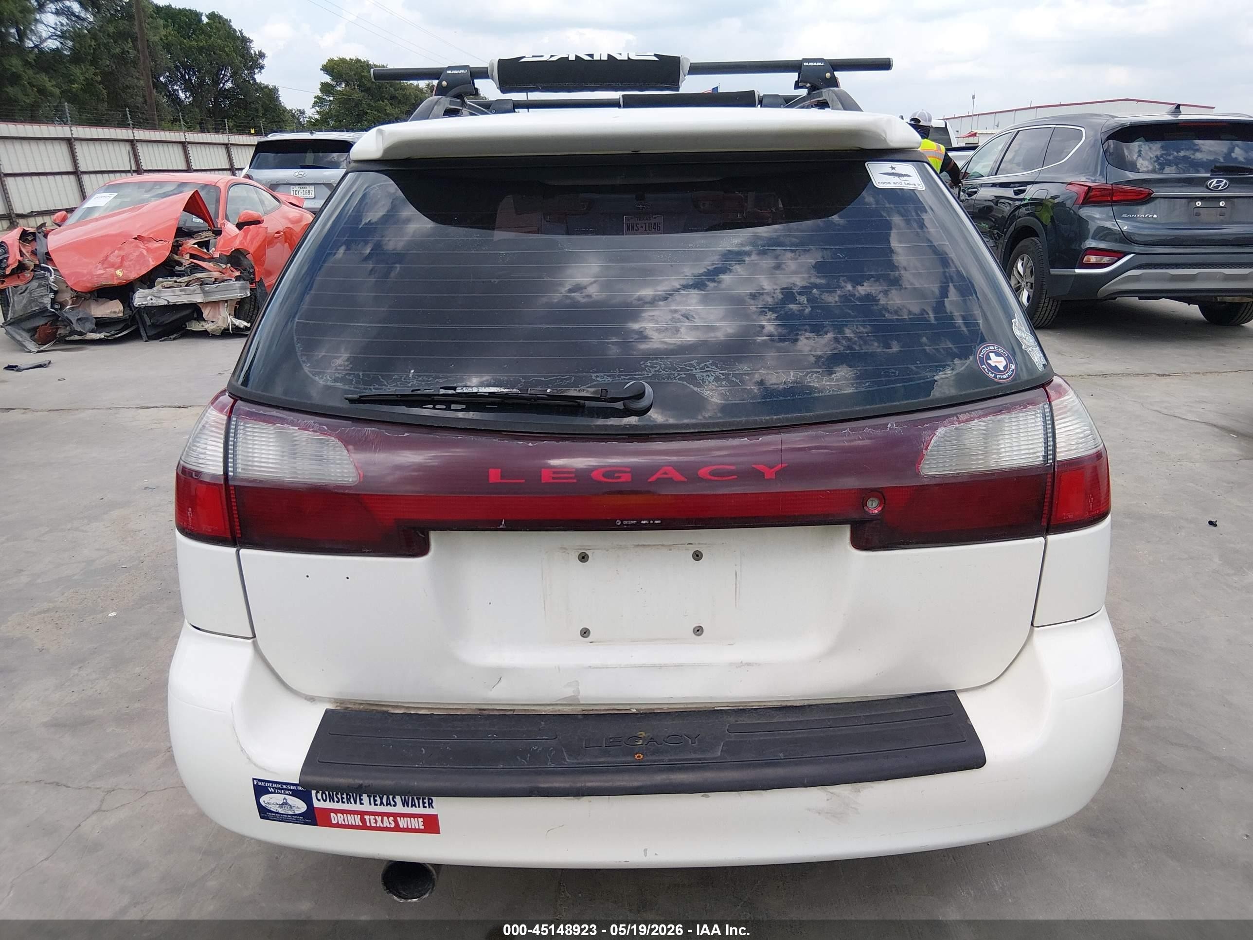 2003 Subaru Legacy L/l W/special Edition Package White vin: 4S3BH635236307831
