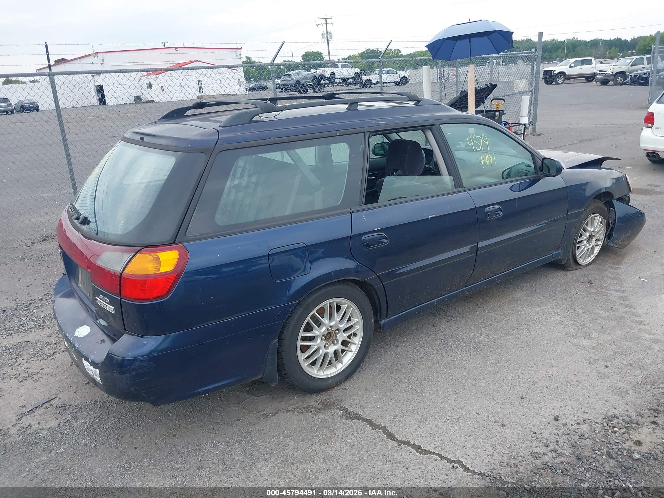 2003 Subaru Legacy L/l W/special Edition Package Синий vin: 4S3BH635336305201