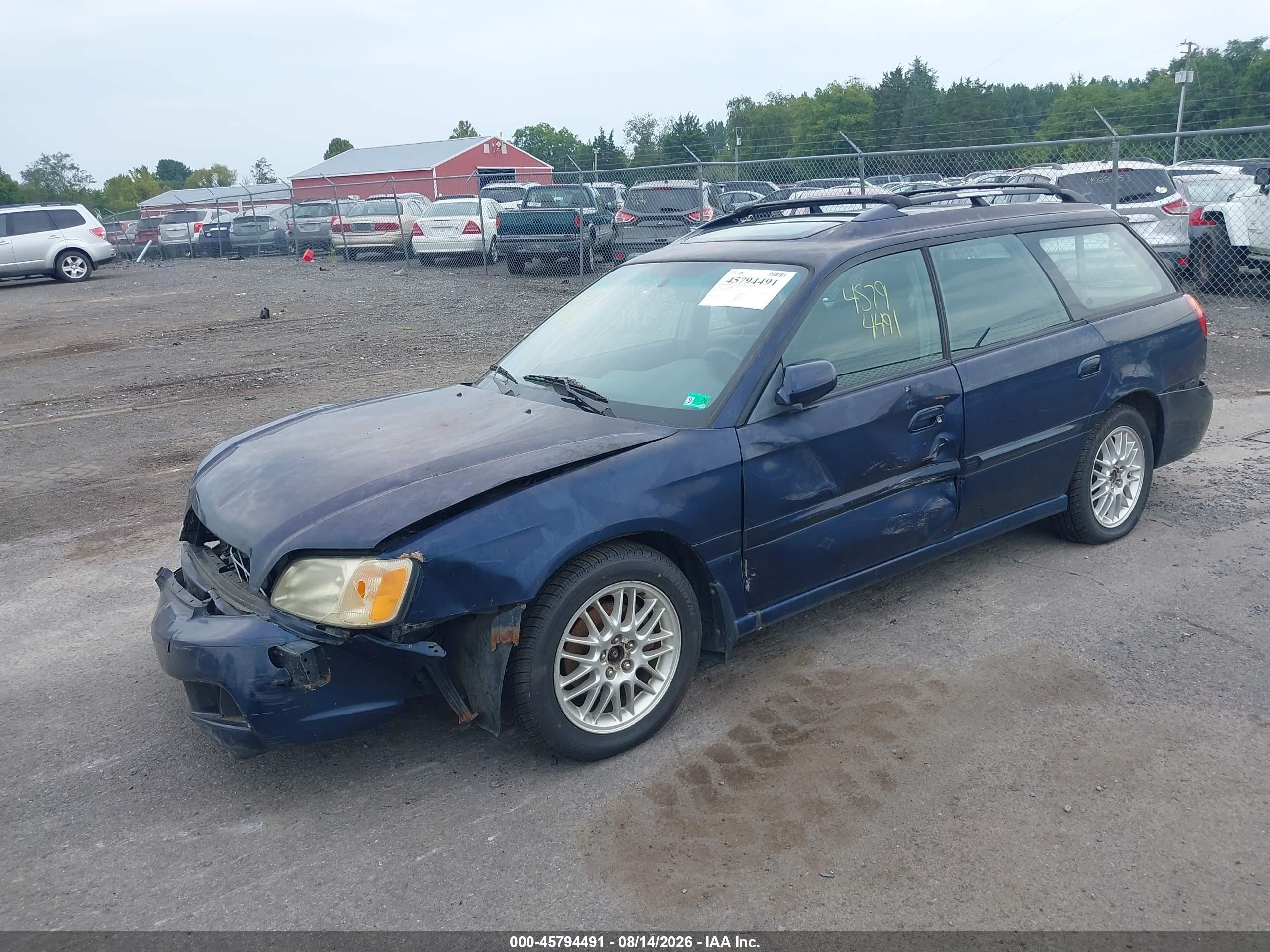 2003 Subaru Legacy L/l W/special Edition Package Синий vin: 4S3BH635336305201