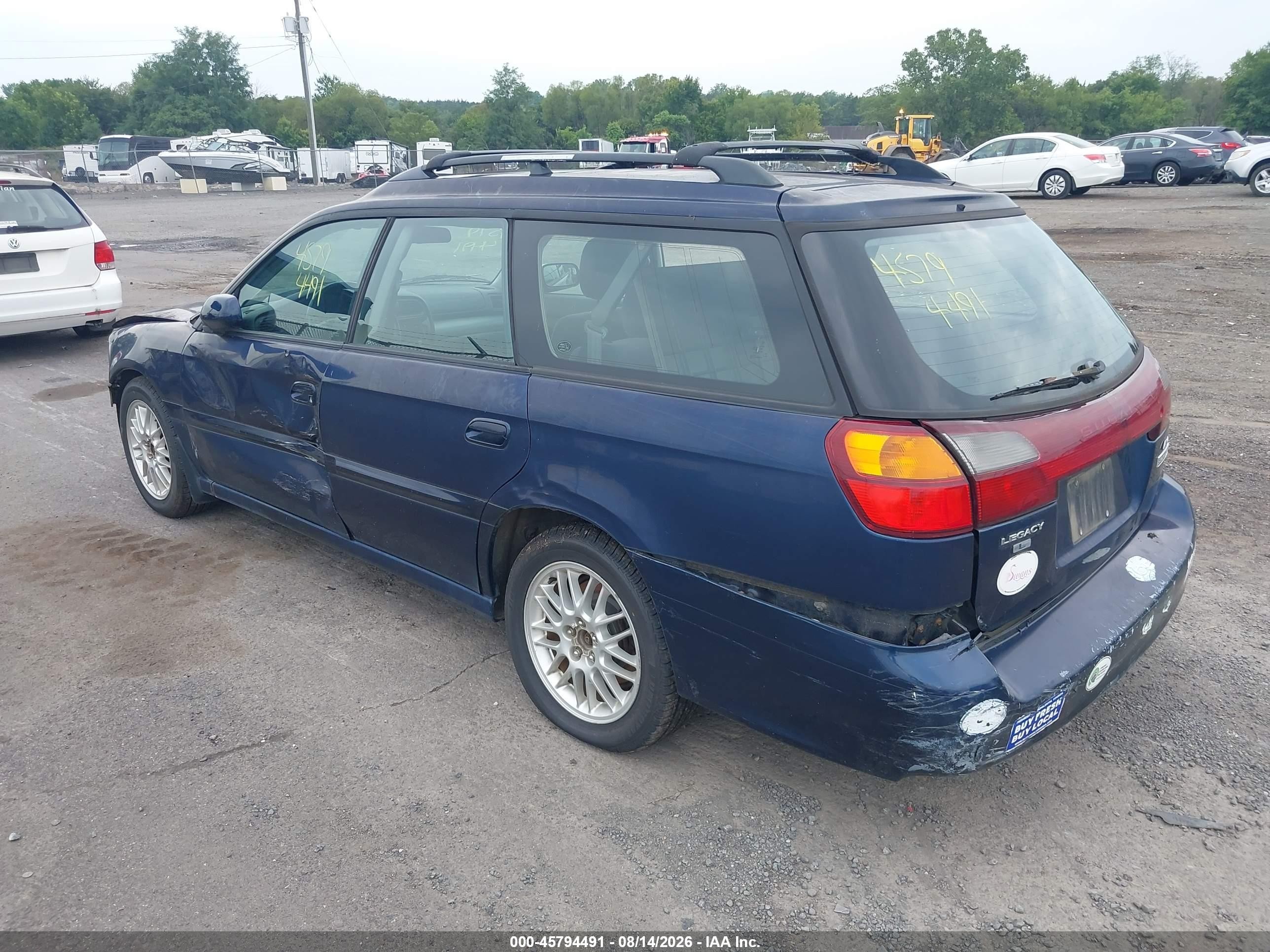 2003 Subaru Legacy L/l W/special Edition Package Синий vin: 4S3BH635336305201