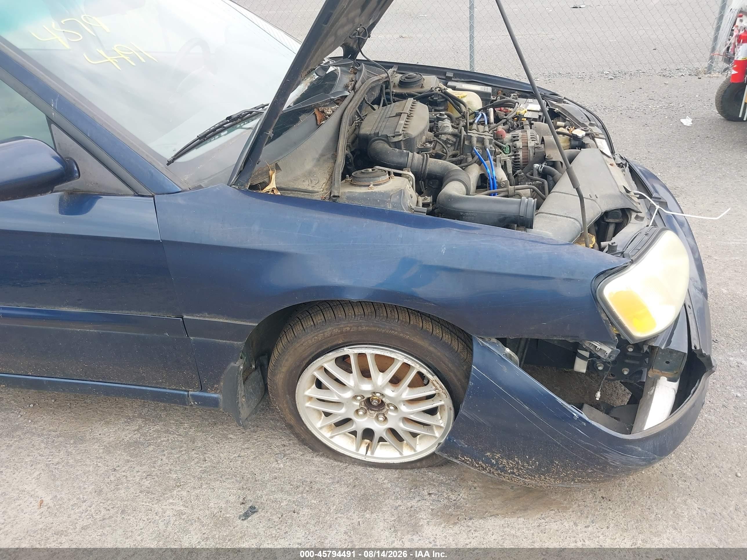 2003 Subaru Legacy L/l W/special Edition Package Синий vin: 4S3BH635336305201