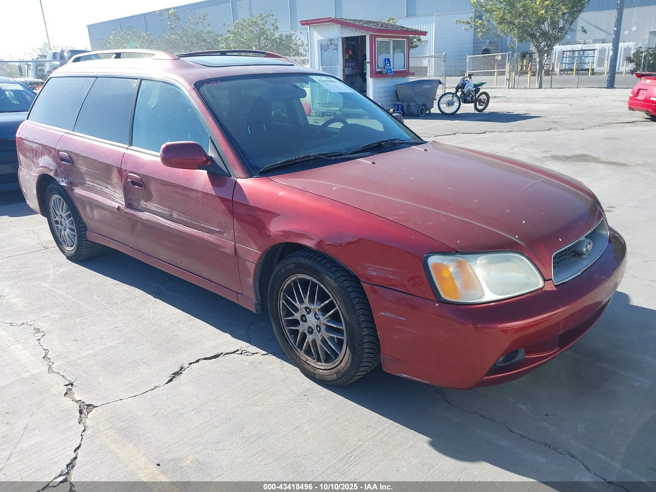 2003 Subaru Legacy L/l W/special Edition Package Красный vin: 4S3BH635937308386
