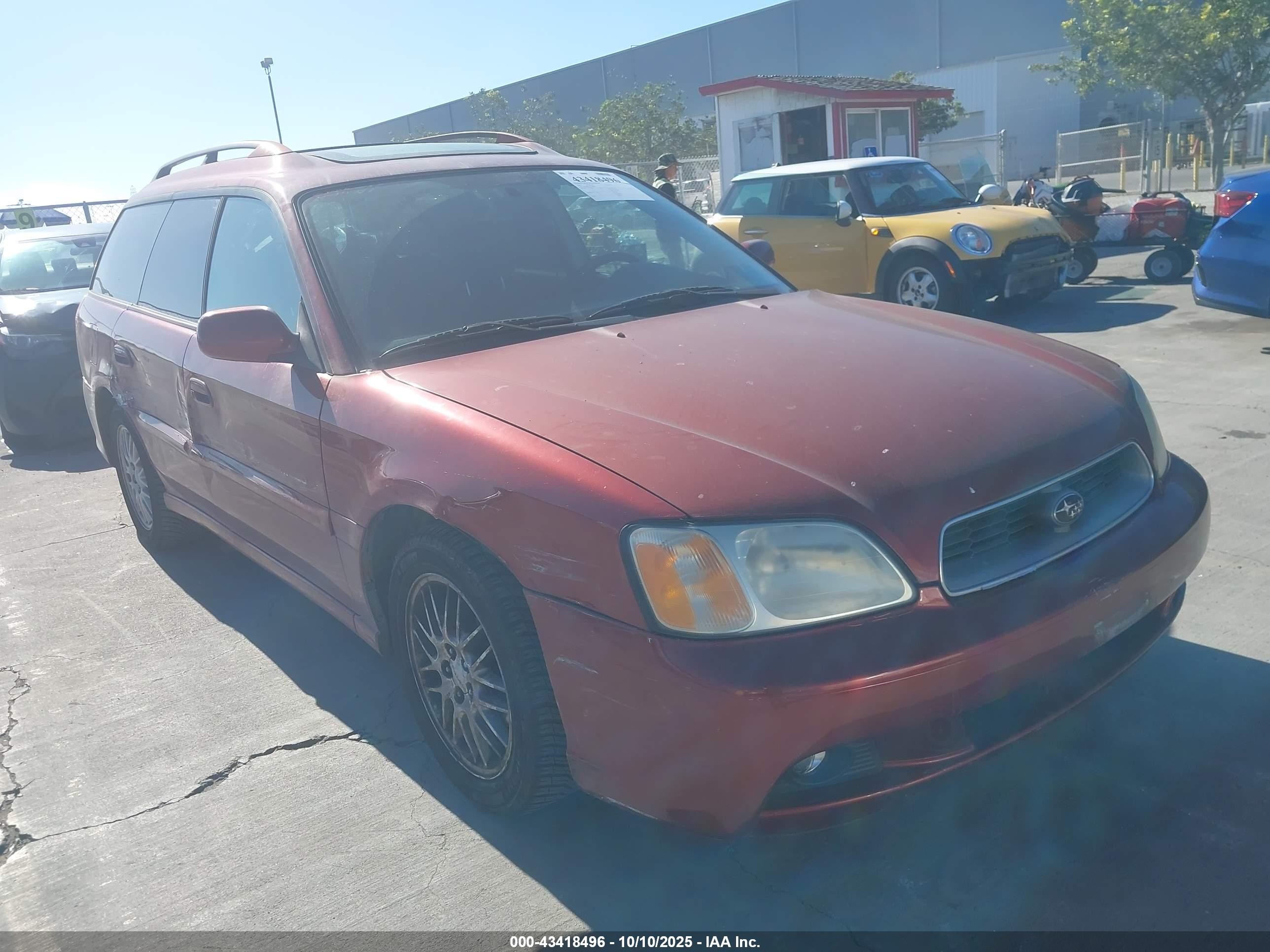 2003 Subaru Legacy L/l W/special Edition Package Красный vin: 4S3BH635937308386