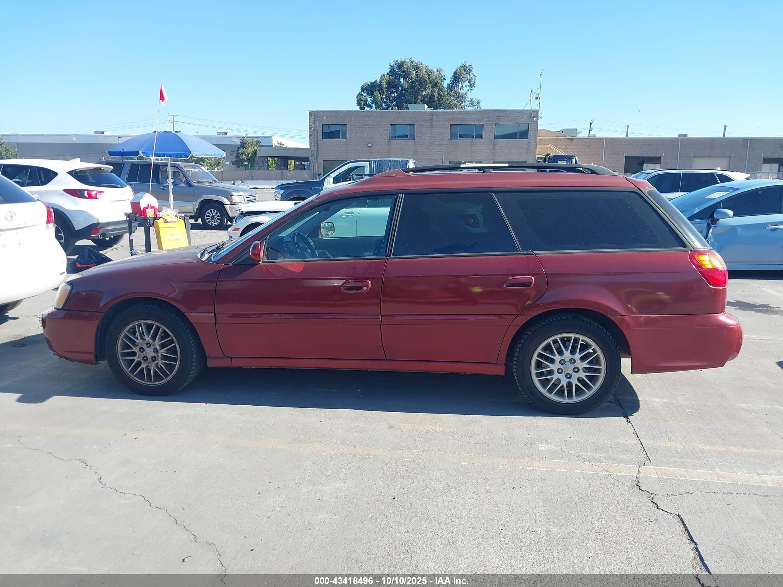 2003 Subaru Legacy L/l W/special Edition Package Красный vin: 4S3BH635937308386