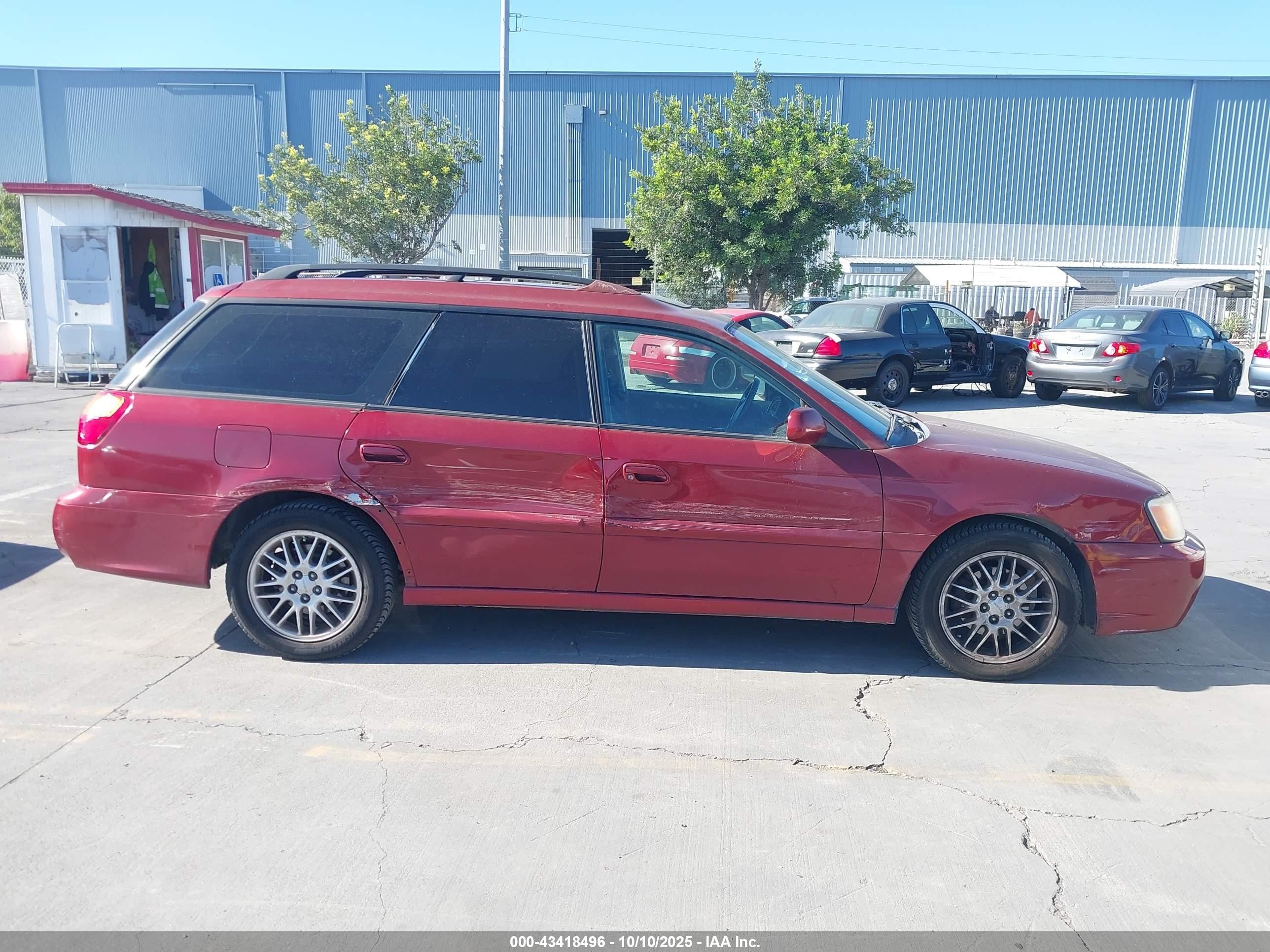 2003 Subaru Legacy L/l W/special Edition Package Красный vin: 4S3BH635937308386