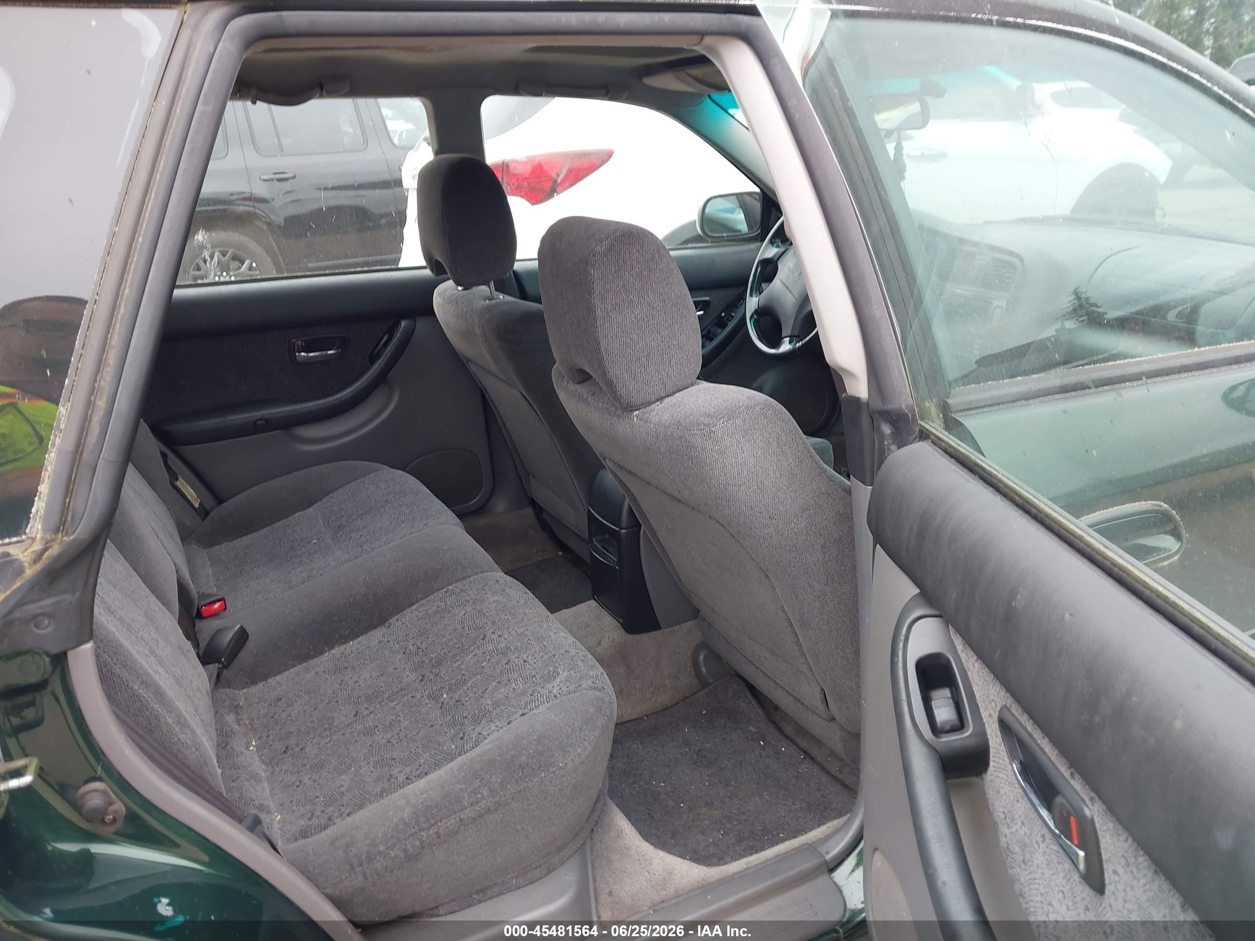 2001 Subaru Legacy Gt Green vin: 4S3BH645117311276