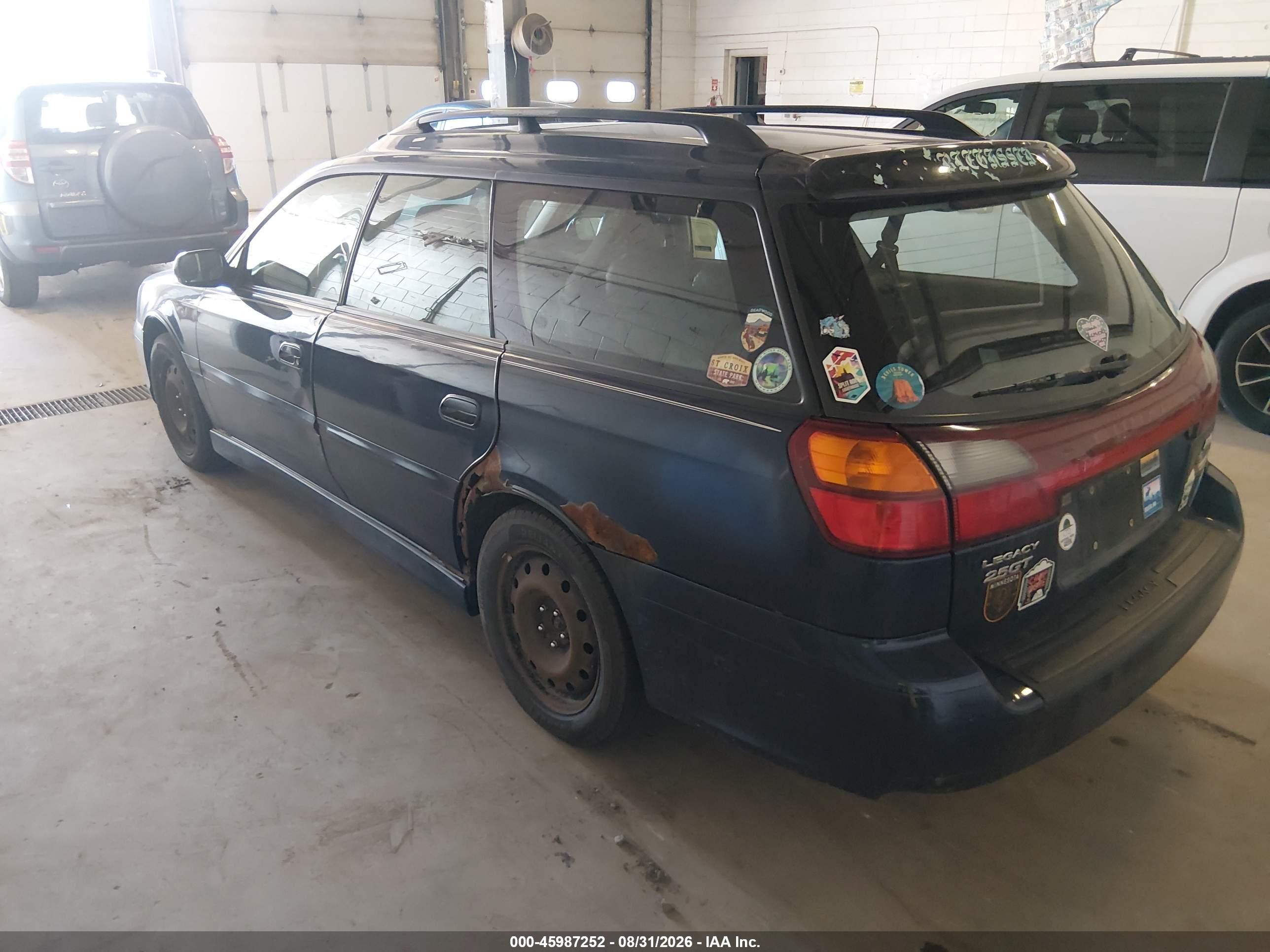 2004 Subaru Legacy Gt Blue vin: 4S3BH646245300103
